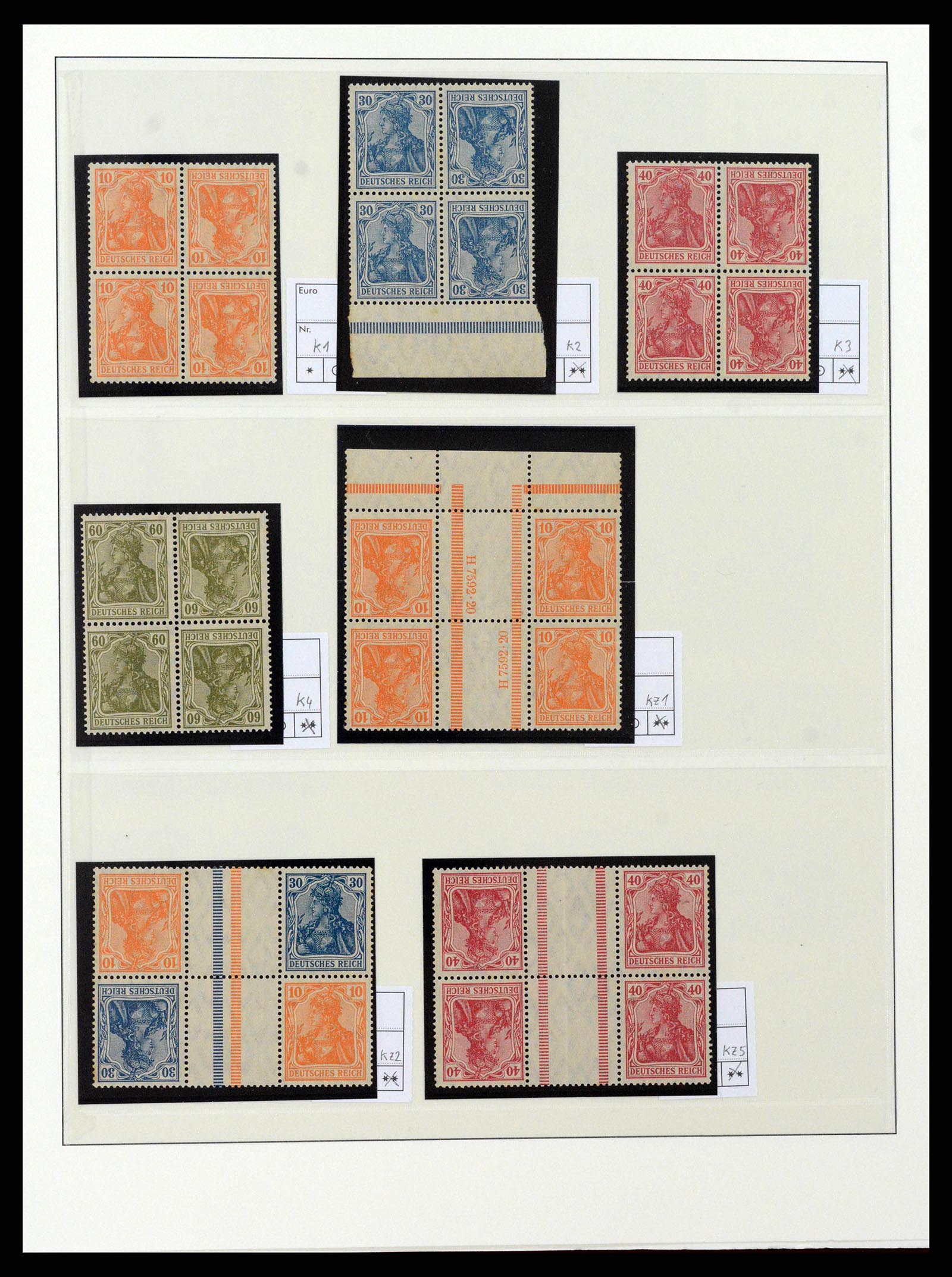 38856 0008 - Postzegelverzameling 38856 Duitse Rijk combinaties 1919-1941.