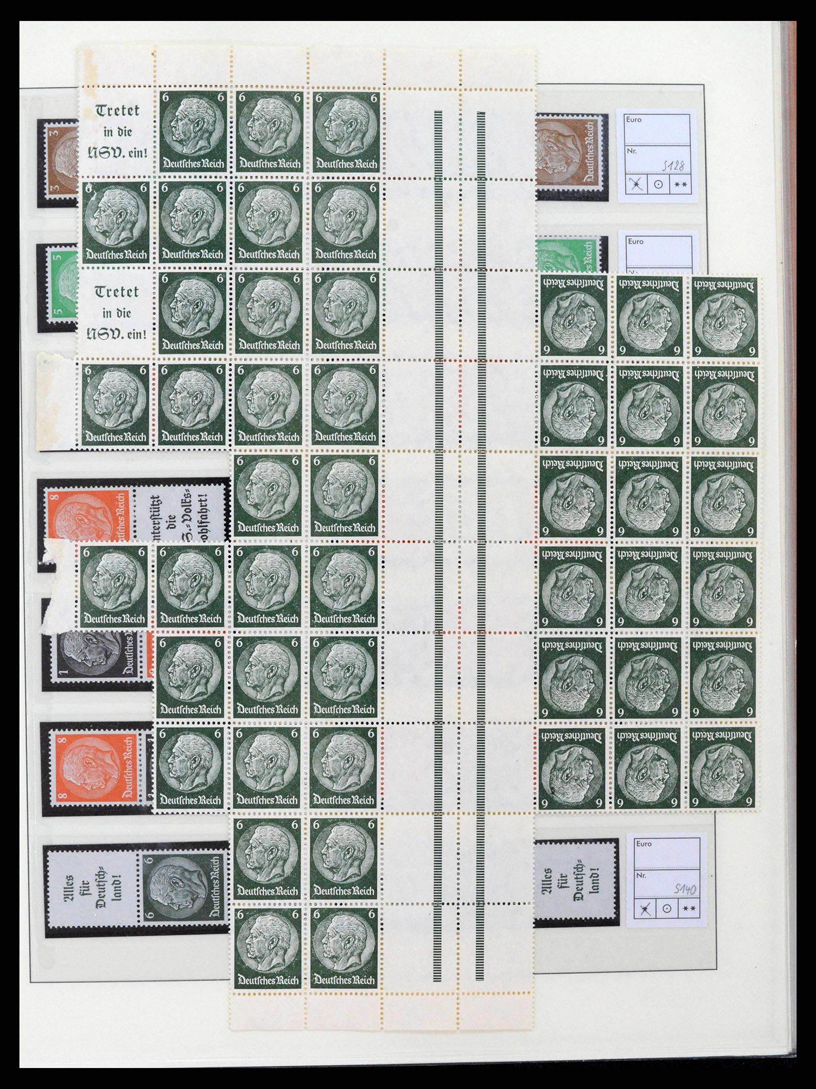 38856 0029 - Postzegelverzameling 38856 Duitse Rijk combinaties 1919-1941.