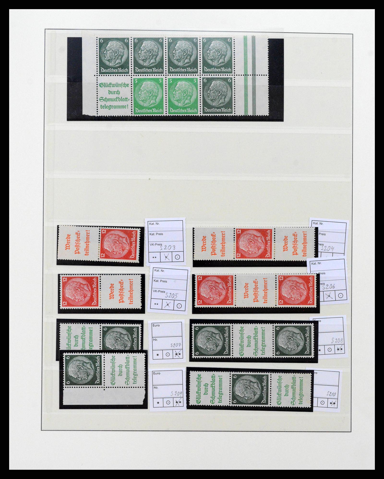 38856 0044 - Postzegelverzameling 38856 Duitse Rijk combinaties 1919-1941.