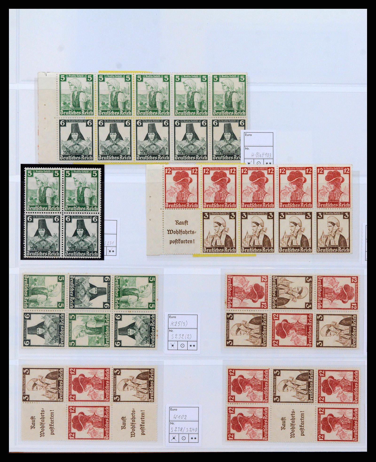 38856 0050 - Postzegelverzameling 38856 Duitse Rijk combinaties 1919-1941.