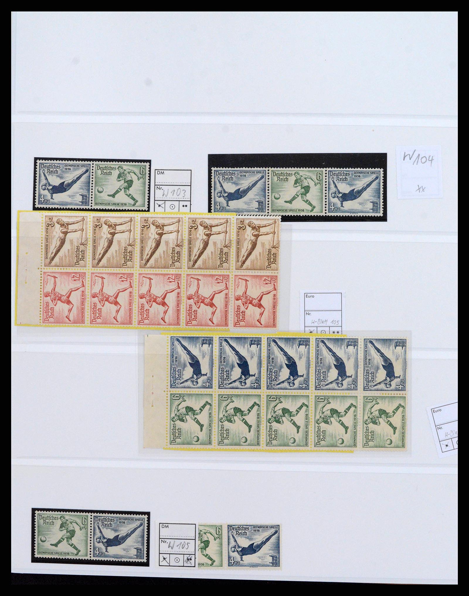 38856 0053 - Postzegelverzameling 38856 Duitse Rijk combinaties 1919-1941.