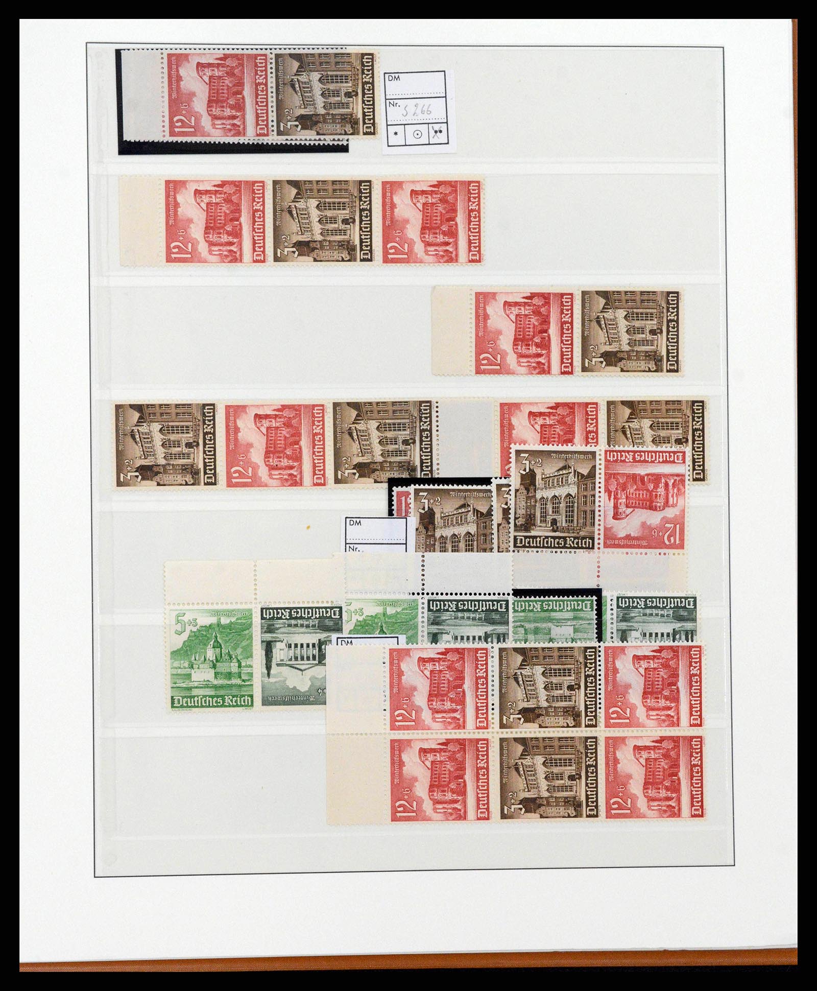 38856 0063 - Postzegelverzameling 38856 Duitse Rijk combinaties 1919-1941.