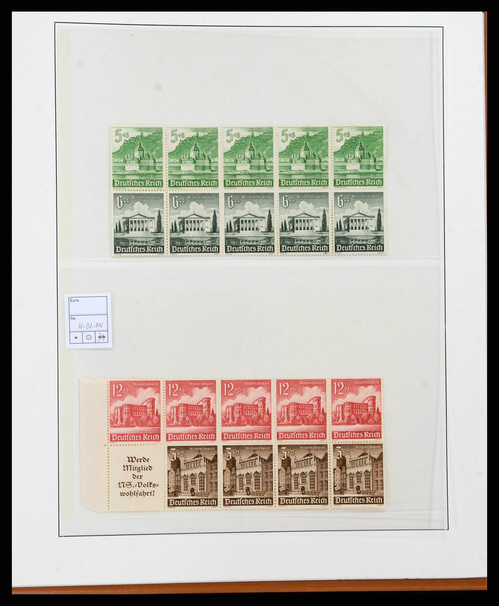 38856 0064 - Postzegelverzameling 38856 Duitse Rijk combinaties 1919-1941.