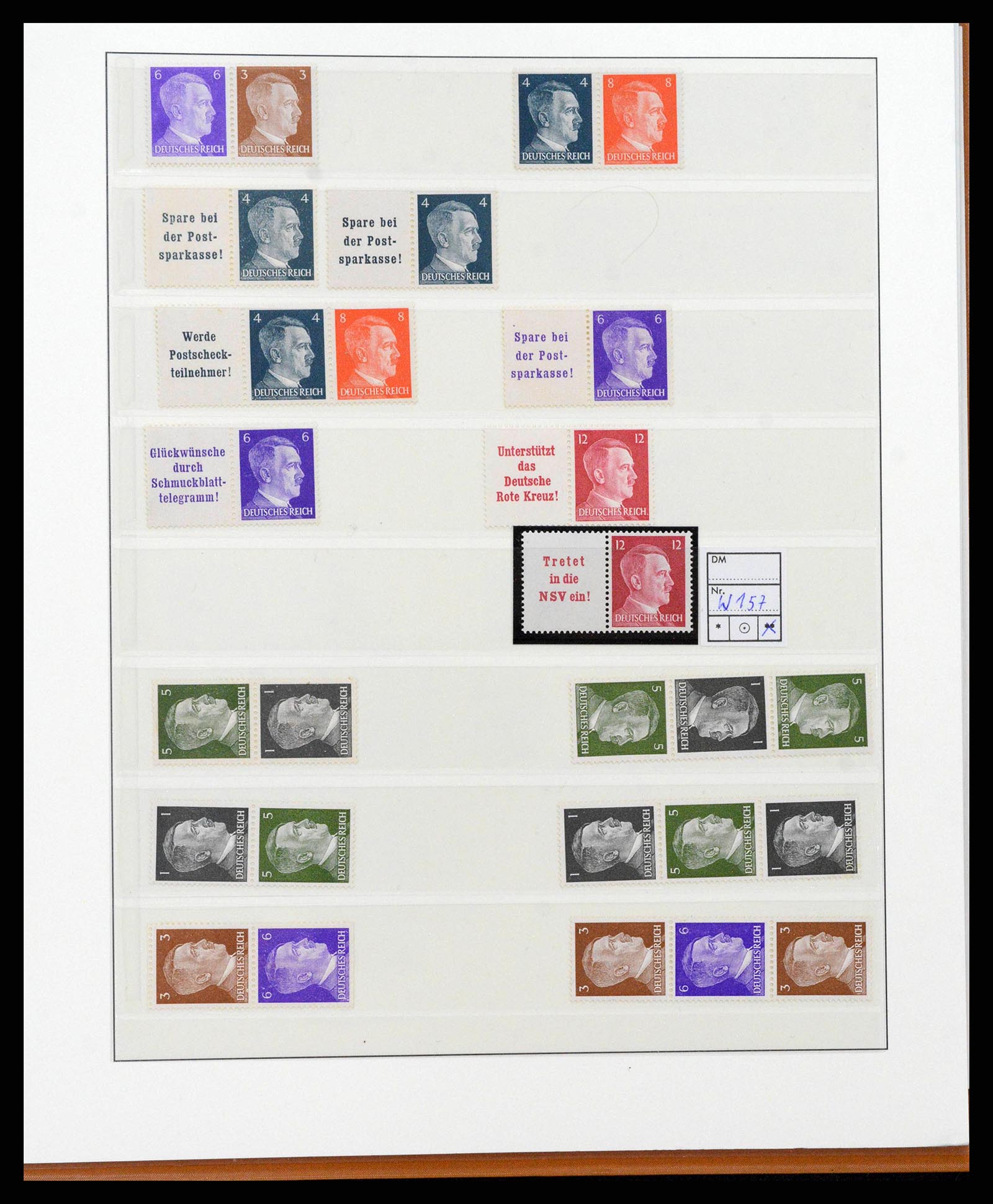 38856 0066 - Postzegelverzameling 38856 Duitse Rijk combinaties 1919-1941.
