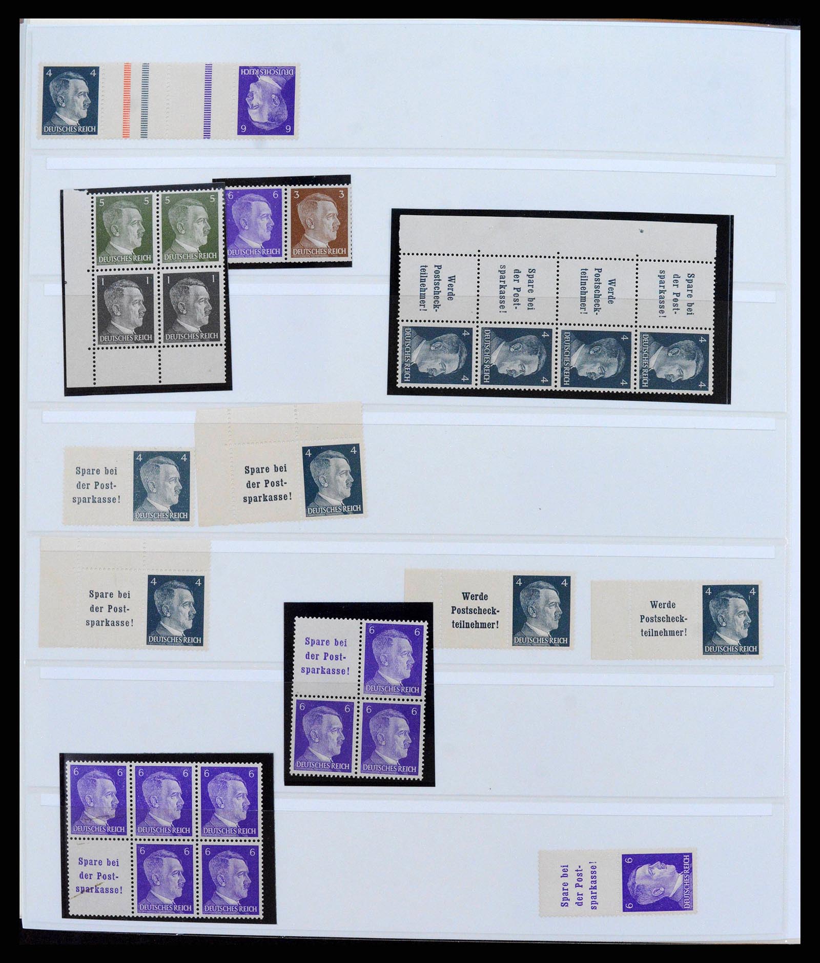 38856 0069 - Postzegelverzameling 38856 Duitse Rijk combinaties 1919-1941.