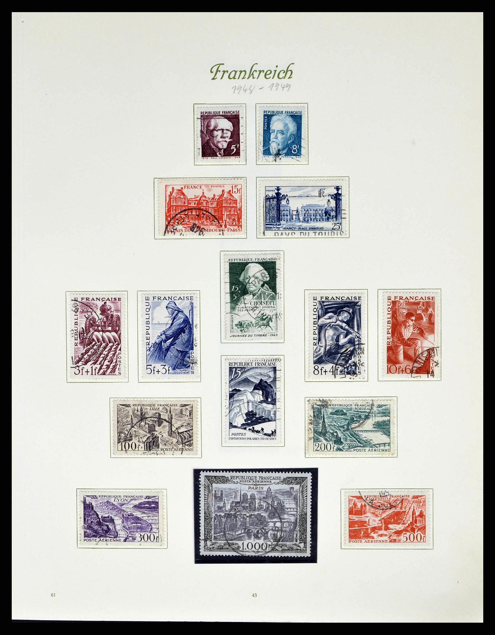 38886 0052 - Postzegelverzameling 38886 Frankrijk 1849-1971.