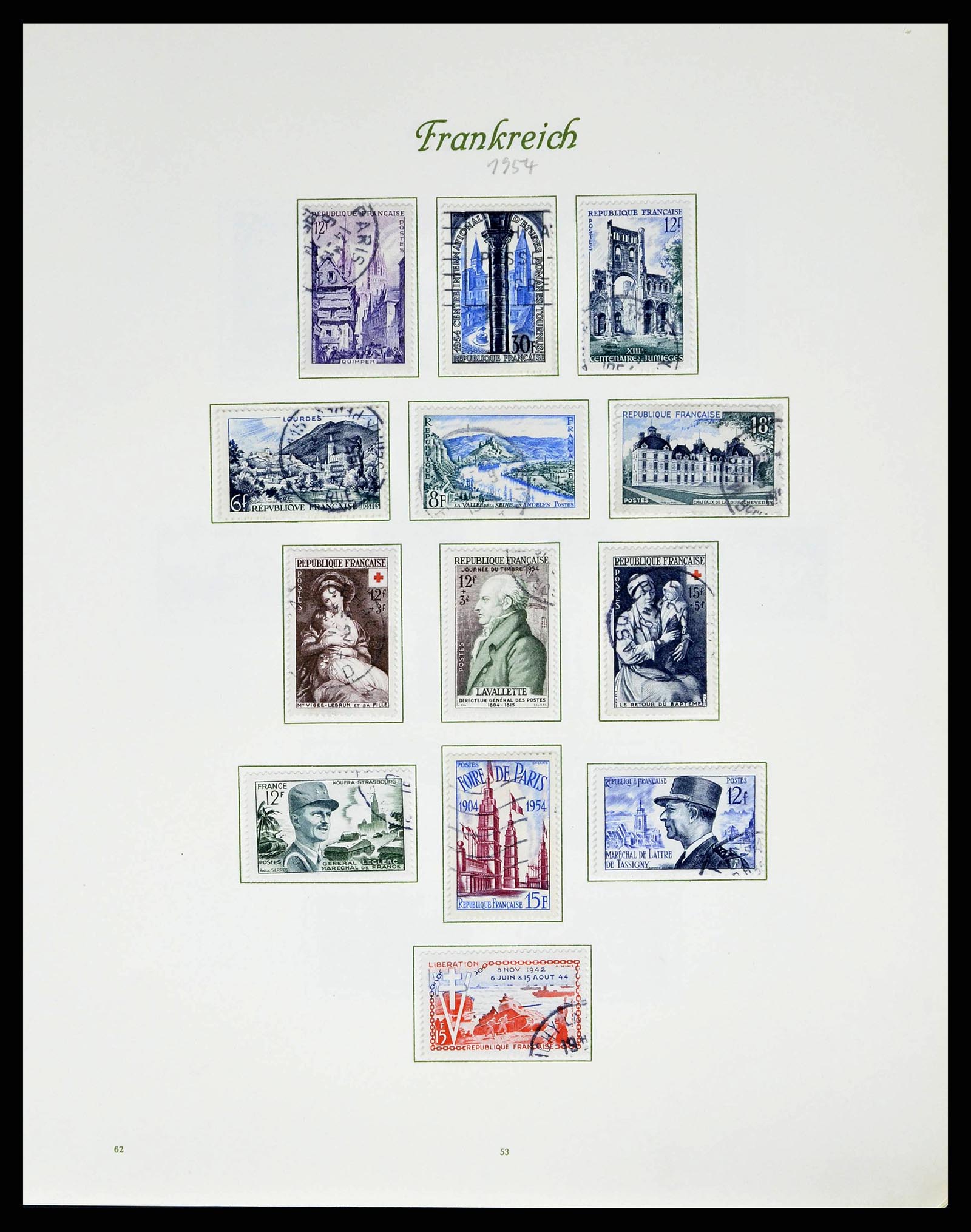 38886 0063 - Postzegelverzameling 38886 Frankrijk 1849-1971.