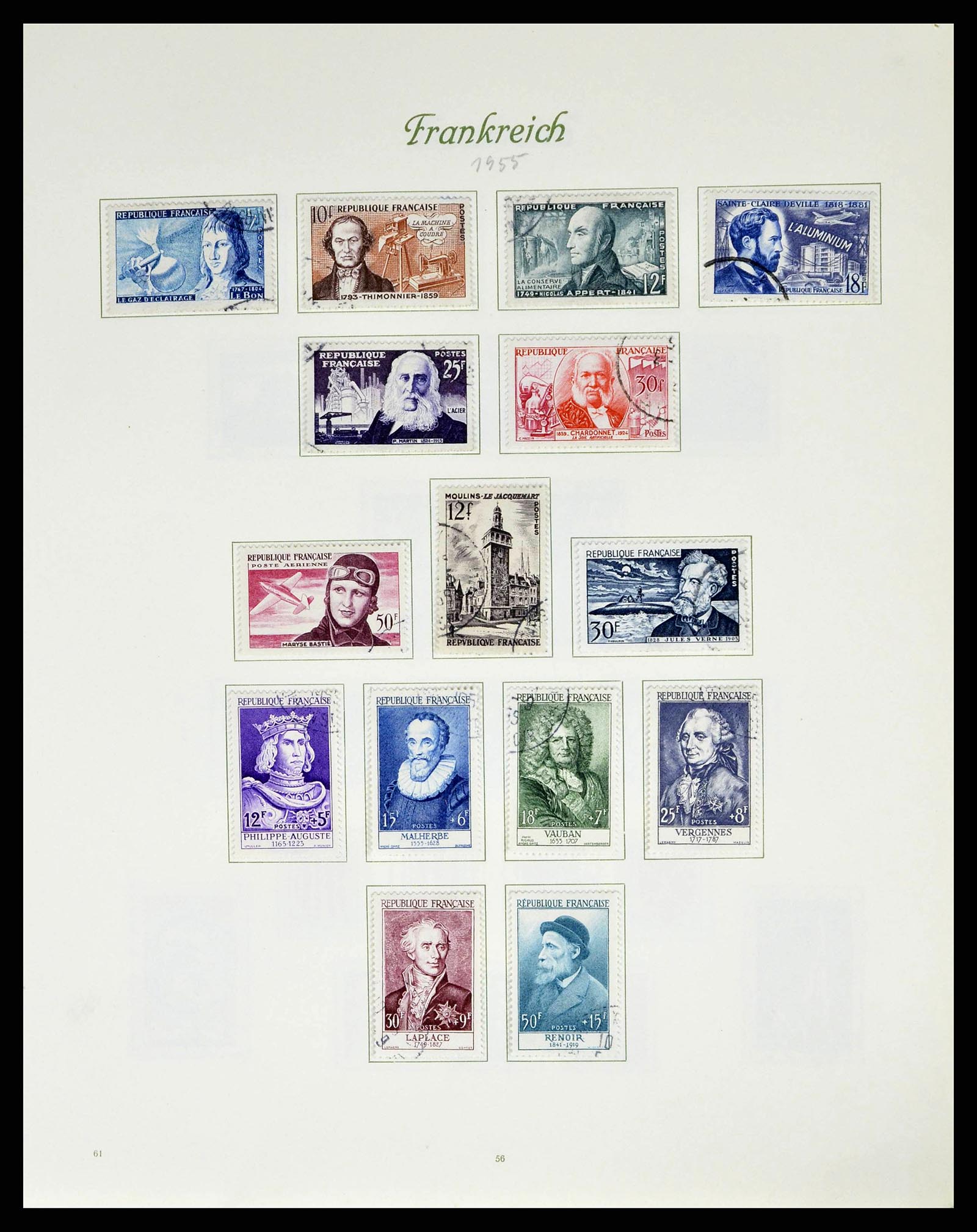 38886 0066 - Postzegelverzameling 38886 Frankrijk 1849-1971.