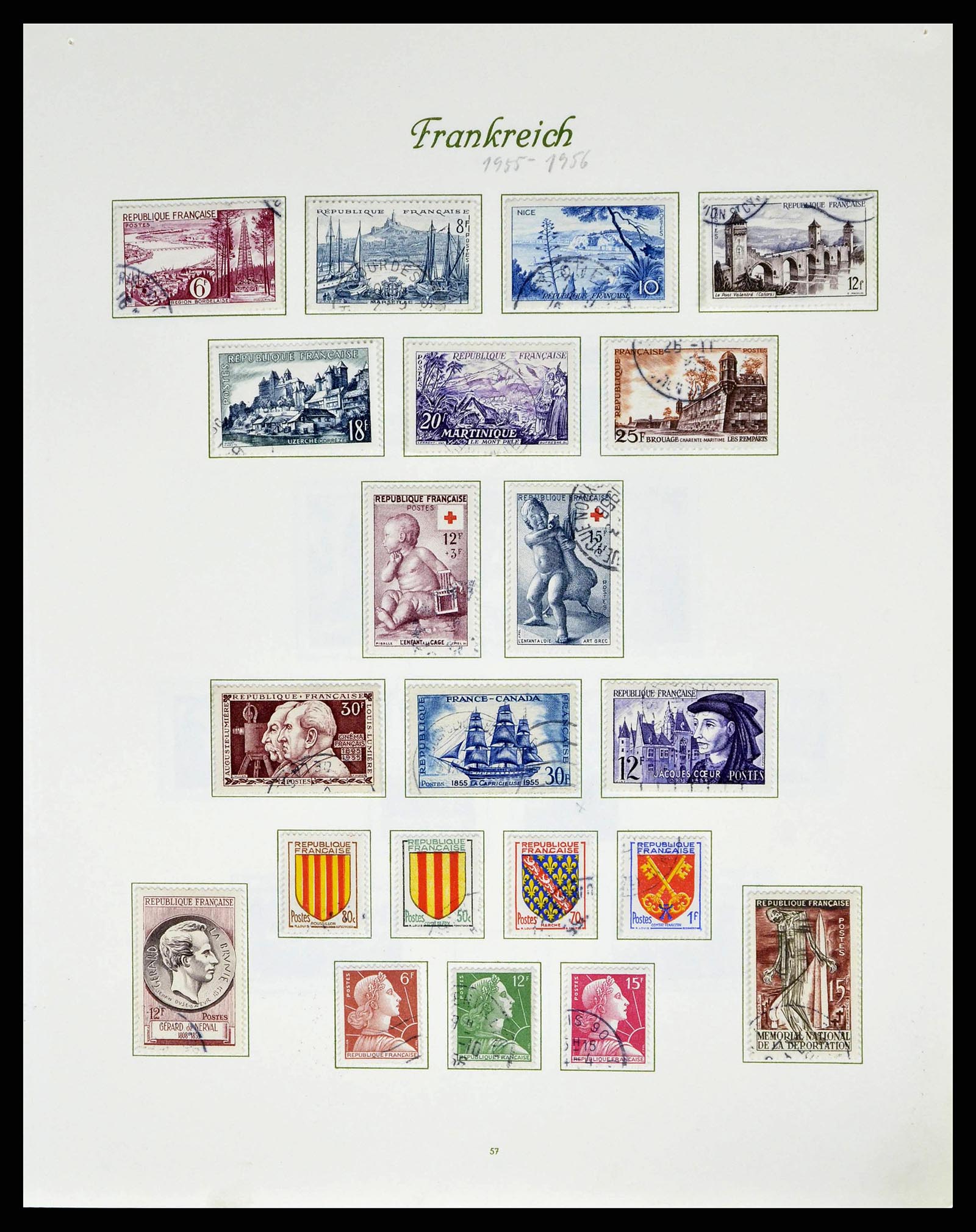 38886 0067 - Postzegelverzameling 38886 Frankrijk 1849-1971.
