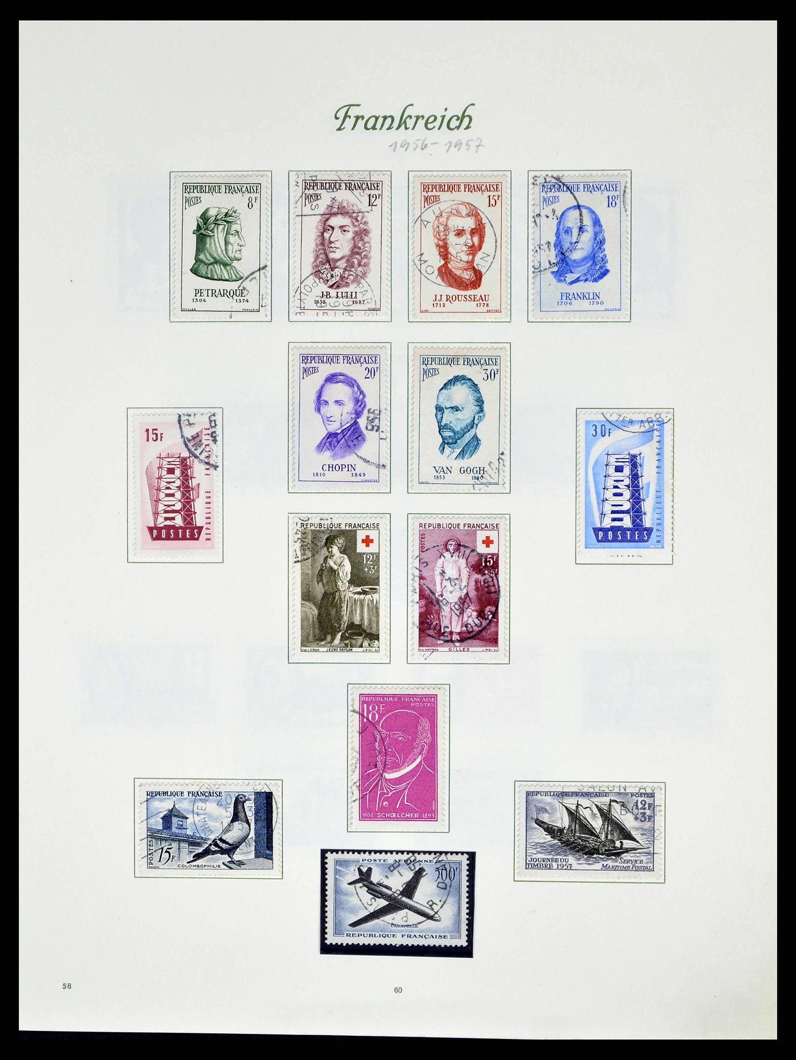 38886 0070 - Postzegelverzameling 38886 Frankrijk 1849-1971.