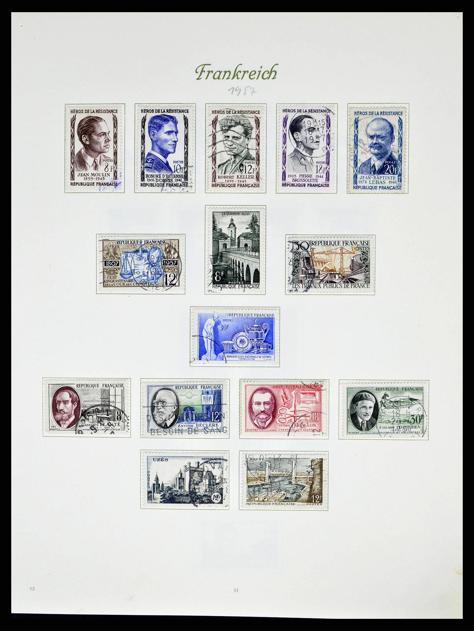 38886 0071 - Postzegelverzameling 38886 Frankrijk 1849-1971.