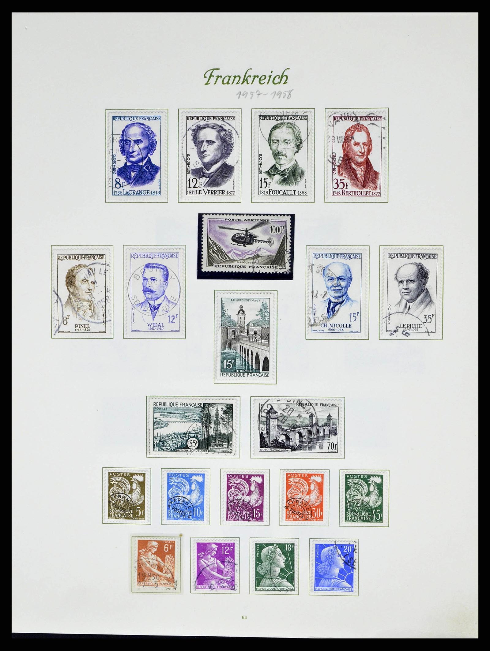 38886 0074 - Postzegelverzameling 38886 Frankrijk 1849-1971.