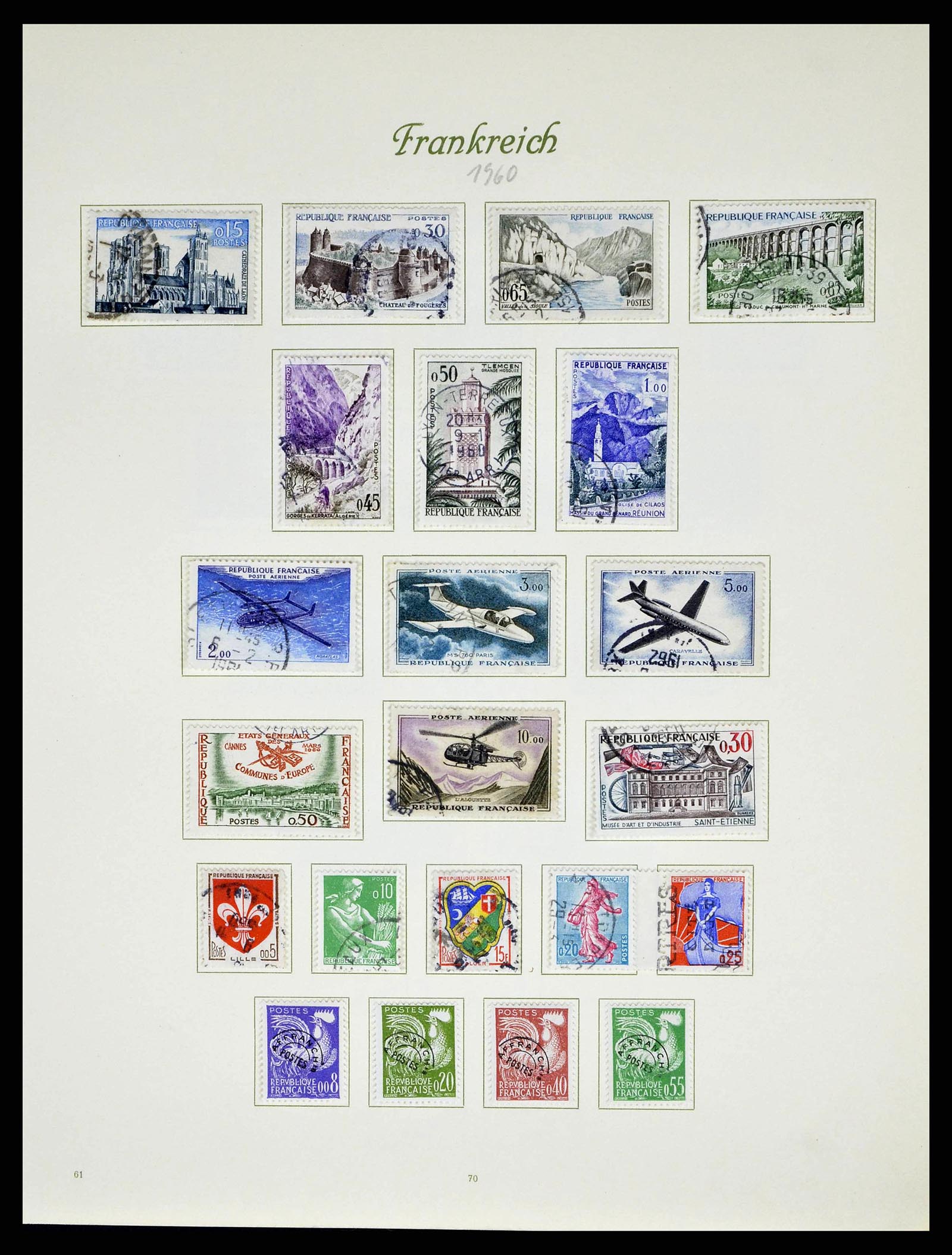 38886 0080 - Postzegelverzameling 38886 Frankrijk 1849-1971.