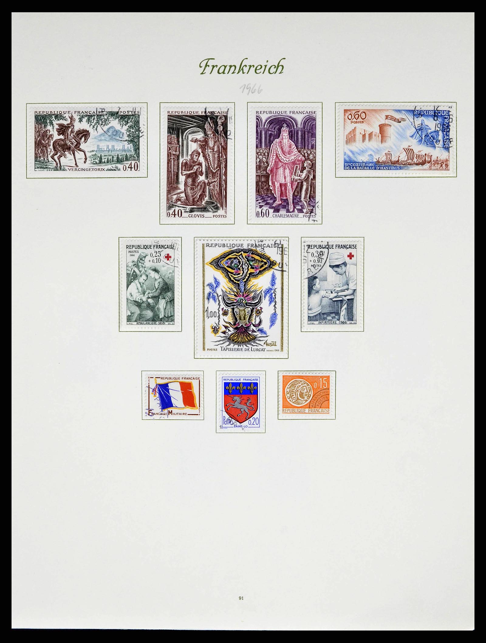 38886 0101 - Postzegelverzameling 38886 Frankrijk 1849-1971.