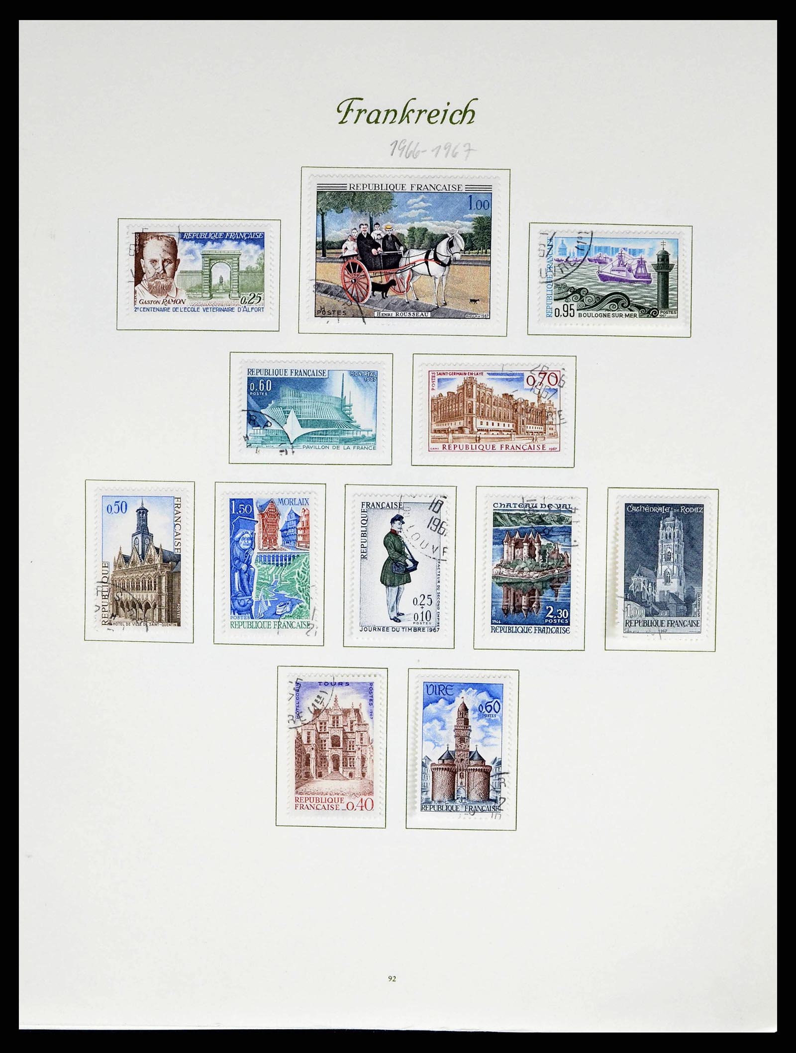 38886 0102 - Postzegelverzameling 38886 Frankrijk 1849-1971.