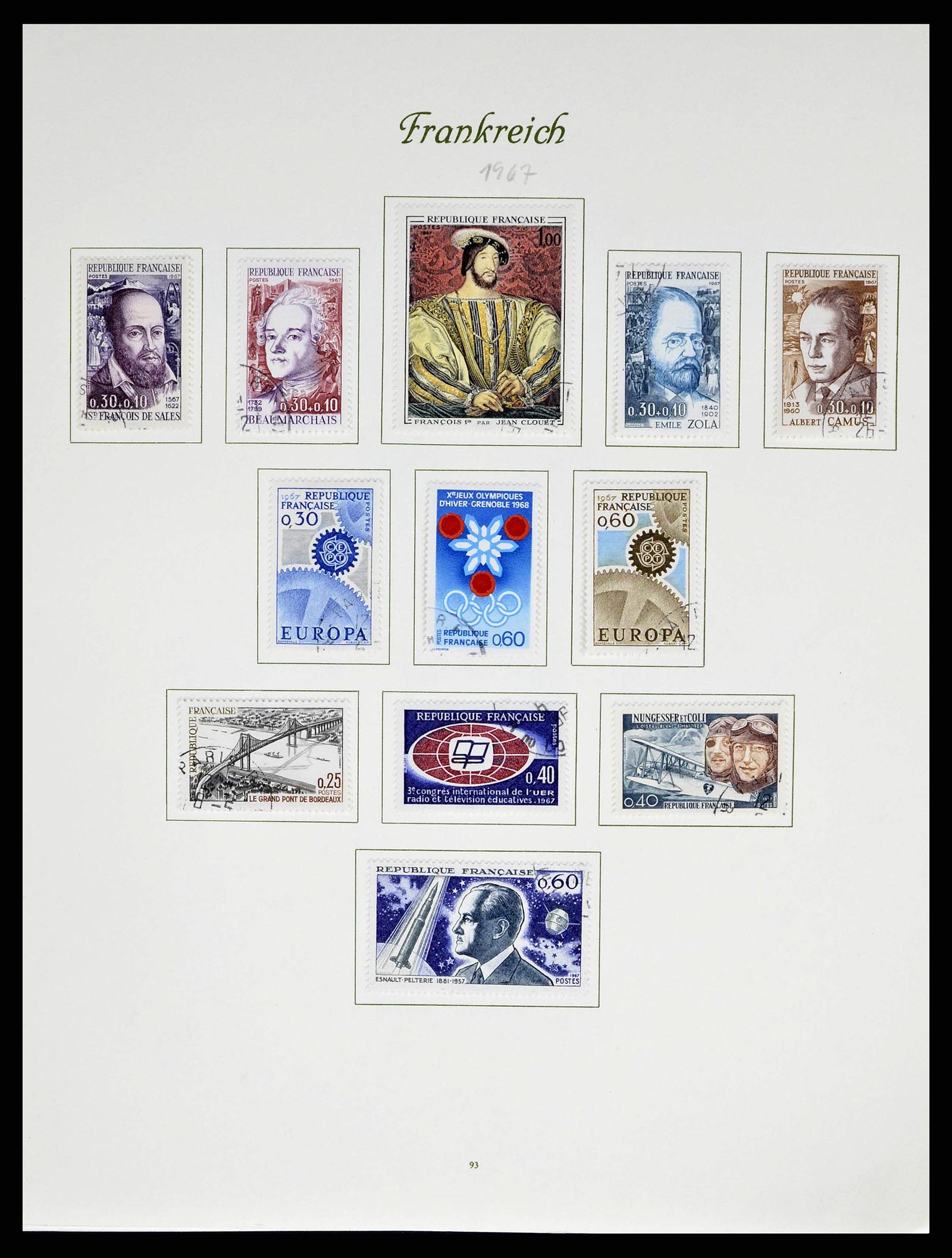 38886 0103 - Postzegelverzameling 38886 Frankrijk 1849-1971.