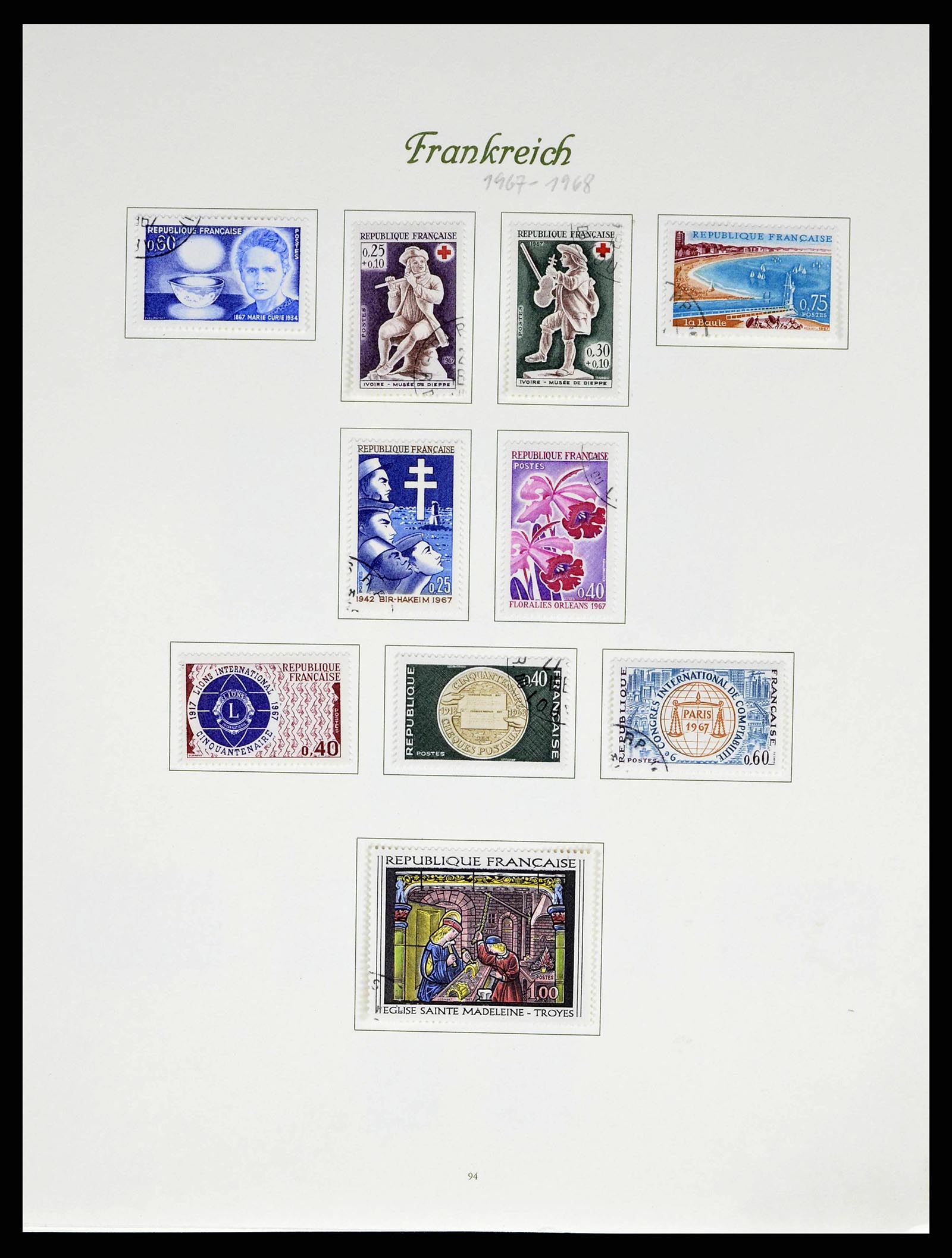 38886 0104 - Postzegelverzameling 38886 Frankrijk 1849-1971.