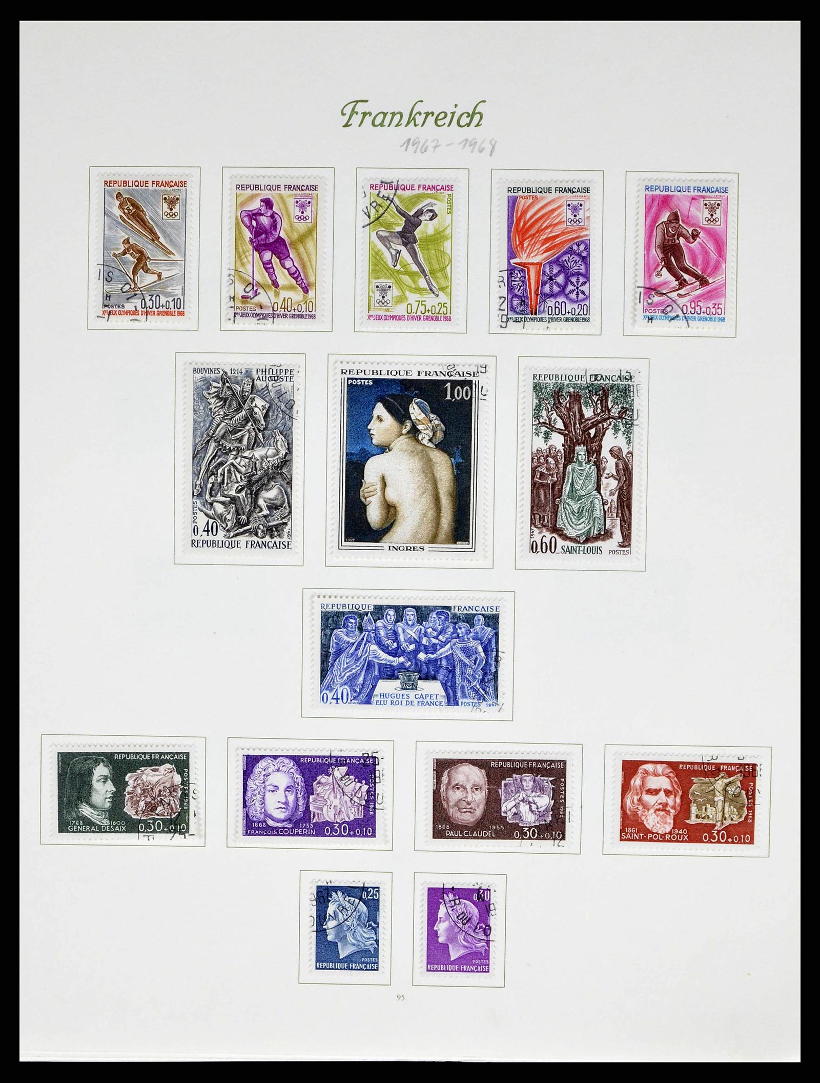 38886 0105 - Postzegelverzameling 38886 Frankrijk 1849-1971.