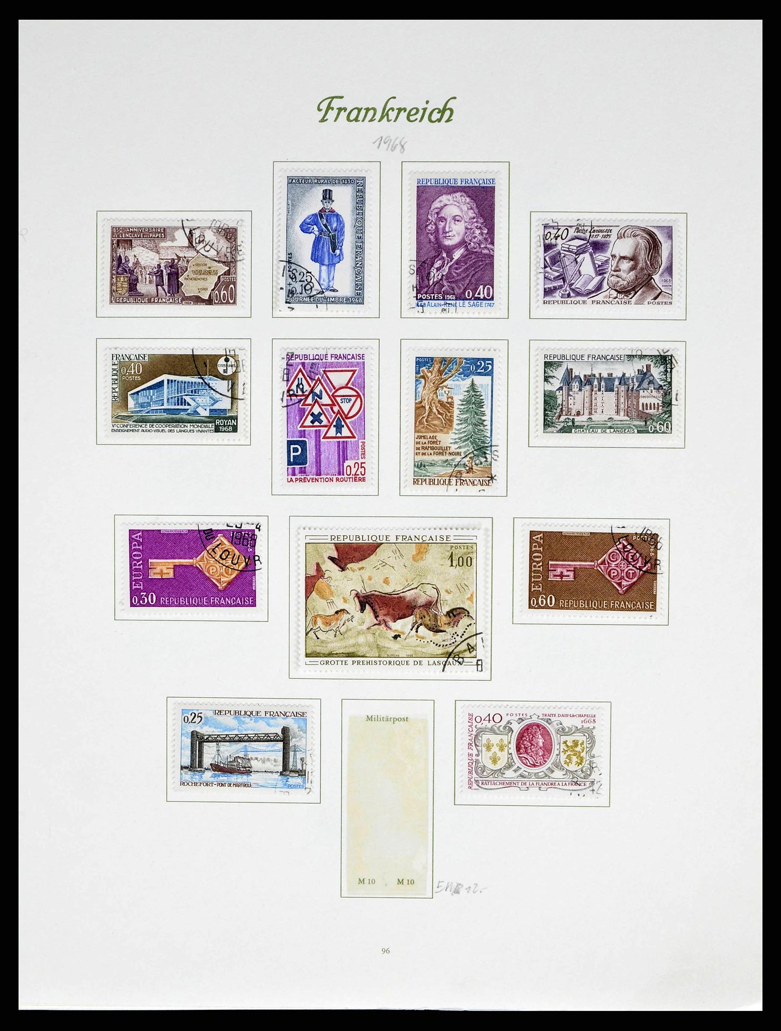 38886 0106 - Postzegelverzameling 38886 Frankrijk 1849-1971.