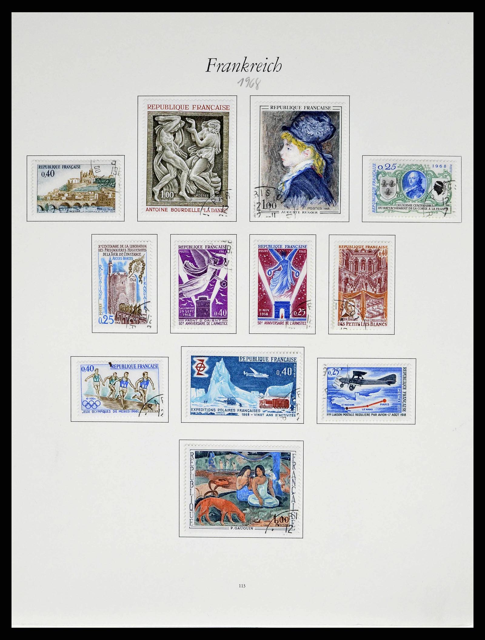 38886 0107 - Postzegelverzameling 38886 Frankrijk 1849-1971.
