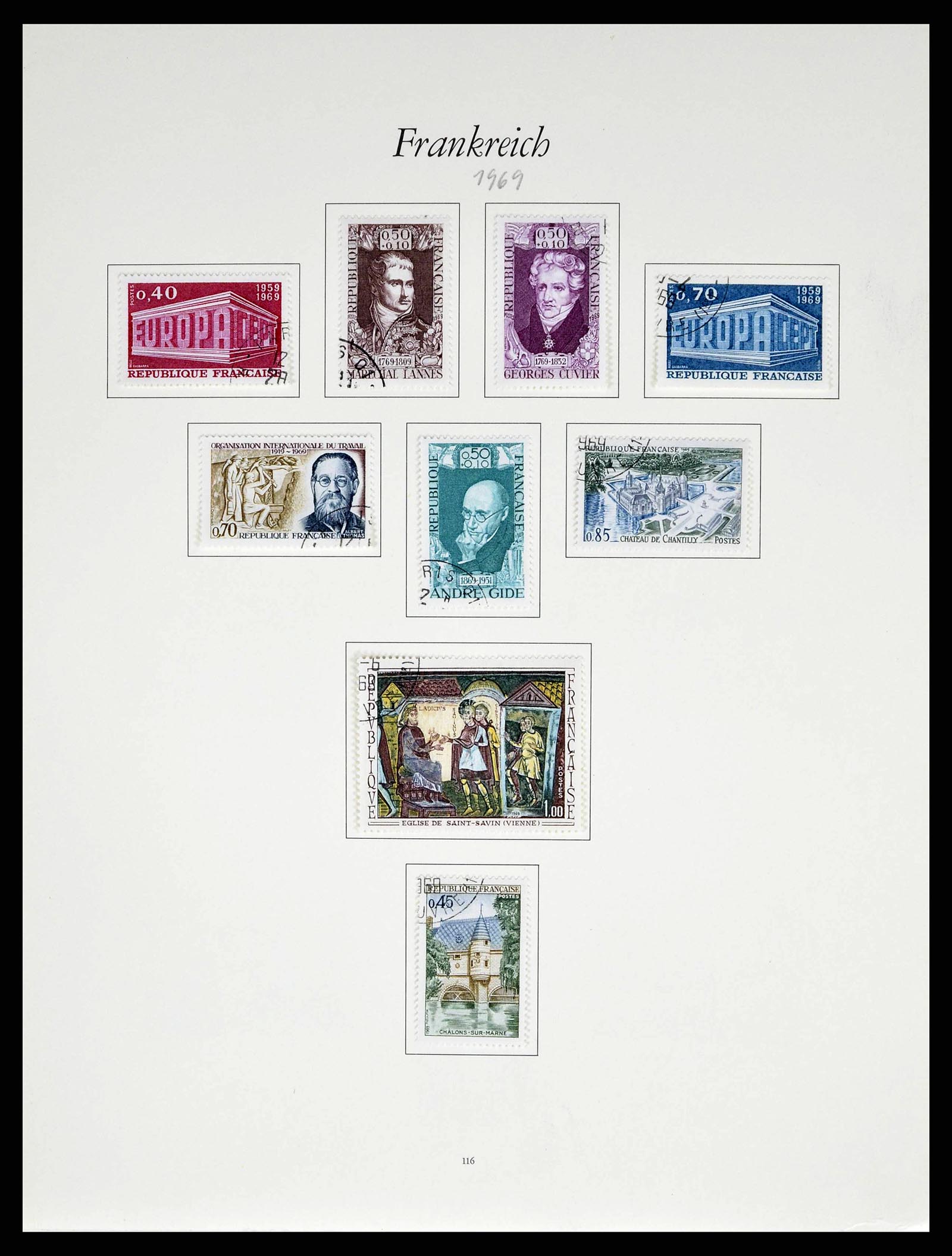 38886 0110 - Postzegelverzameling 38886 Frankrijk 1849-1971.