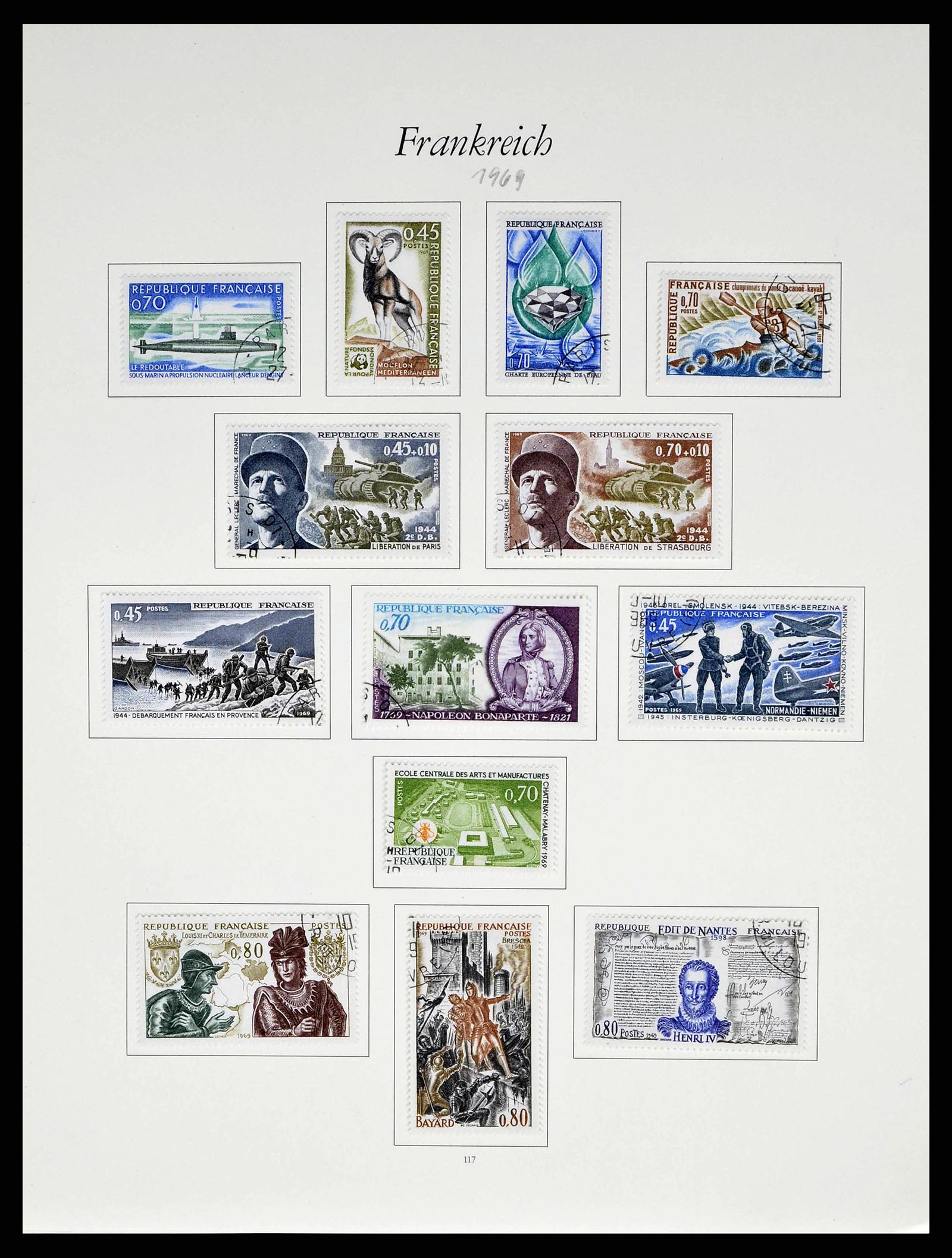38886 0111 - Postzegelverzameling 38886 Frankrijk 1849-1971.