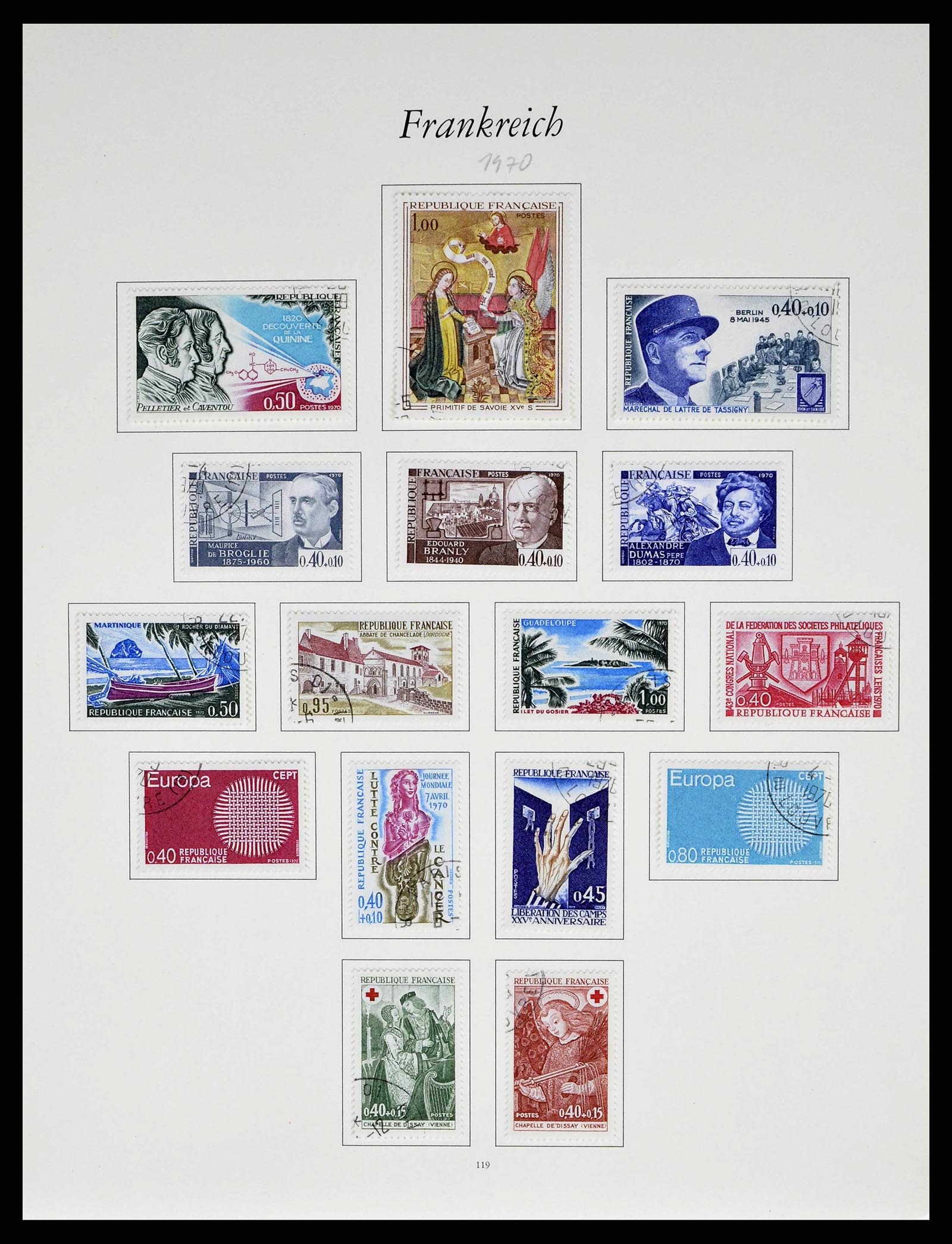 38886 0113 - Postzegelverzameling 38886 Frankrijk 1849-1971.
