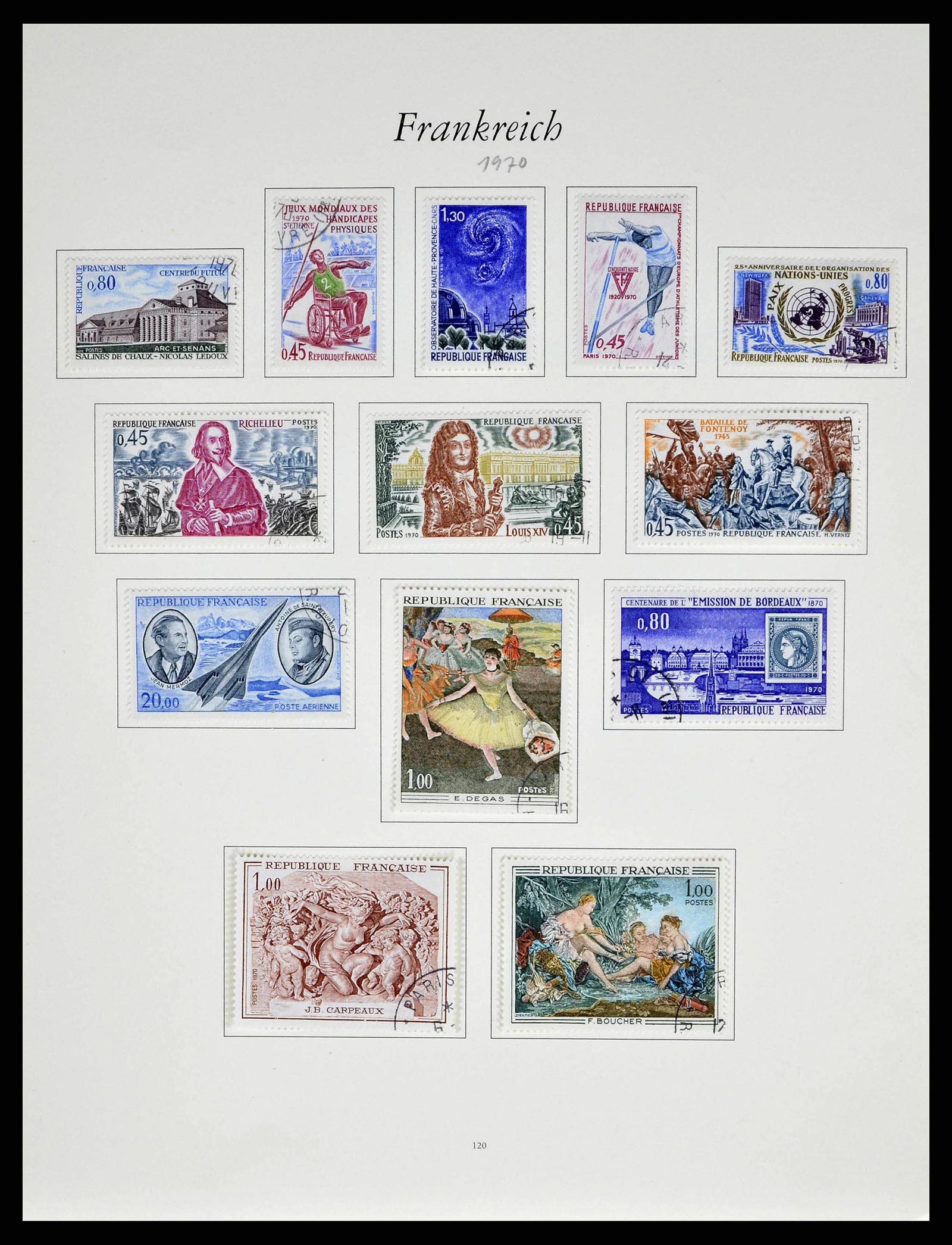 38886 0114 - Postzegelverzameling 38886 Frankrijk 1849-1971.