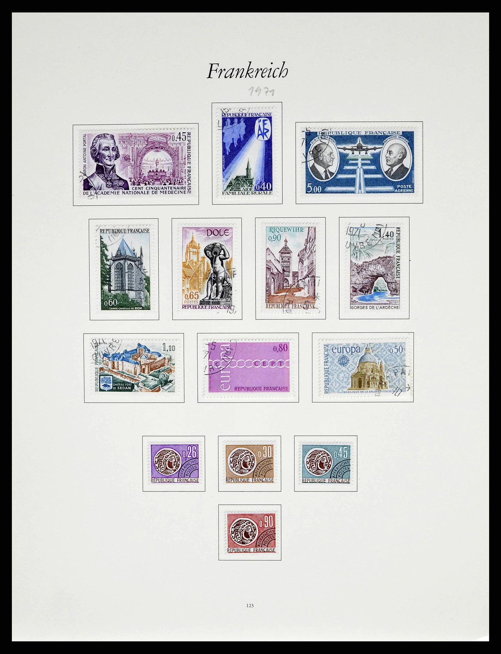 38886 0117 - Postzegelverzameling 38886 Frankrijk 1849-1971.