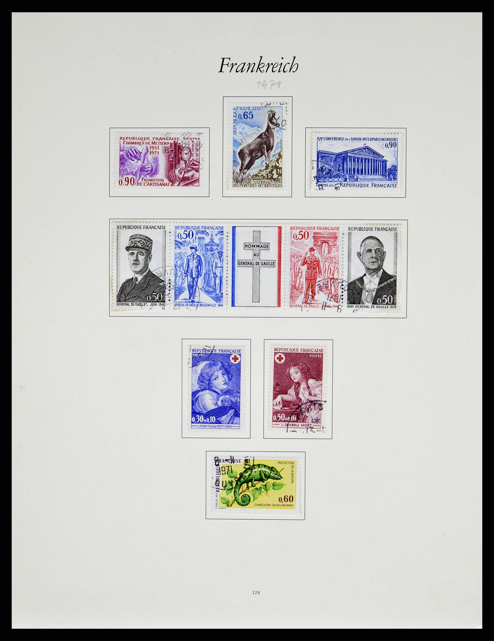 38886 0118 - Postzegelverzameling 38886 Frankrijk 1849-1971.
