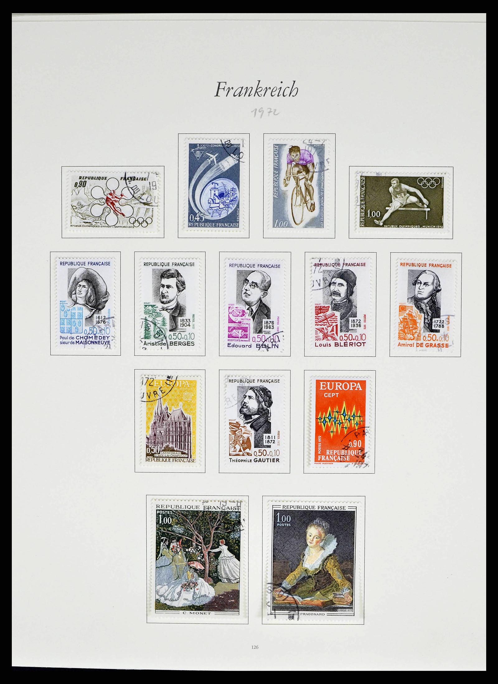 38886 0121 - Postzegelverzameling 38886 Frankrijk 1849-1971.