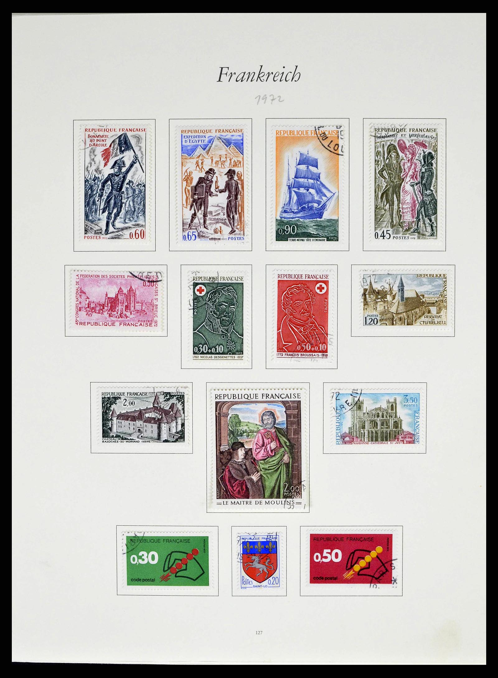 38886 0122 - Postzegelverzameling 38886 Frankrijk 1849-1971.