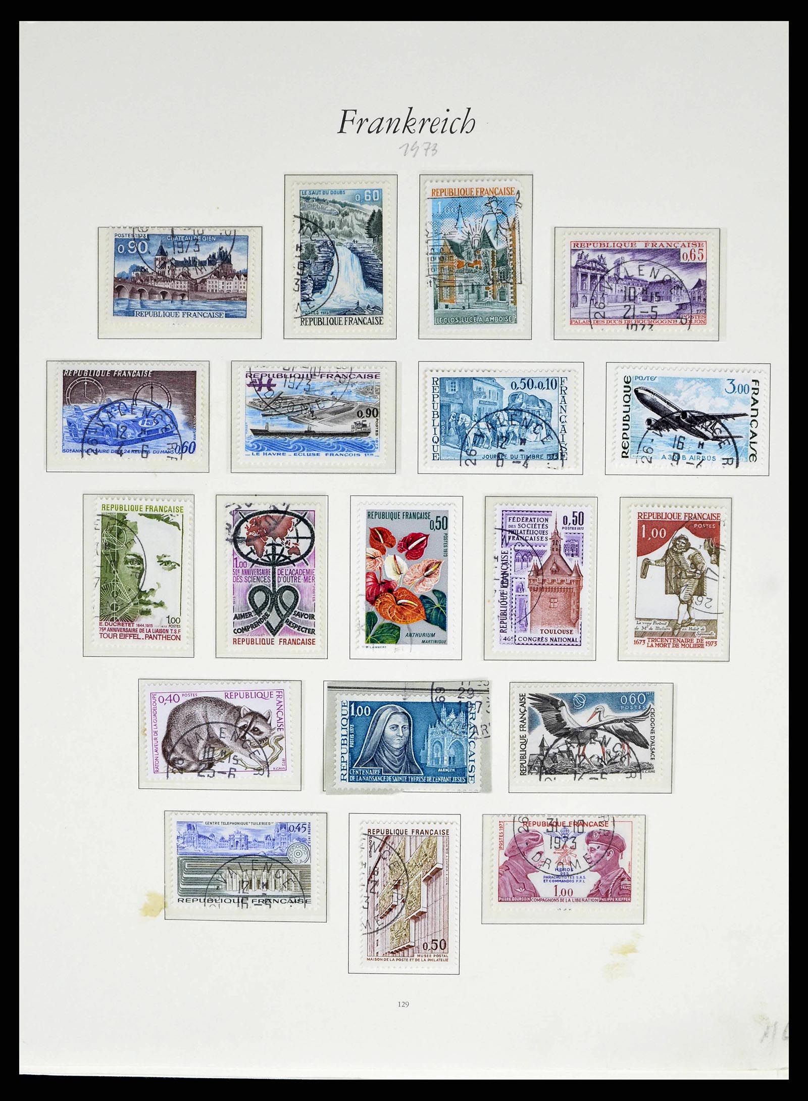 38886 0124 - Postzegelverzameling 38886 Frankrijk 1849-1971.