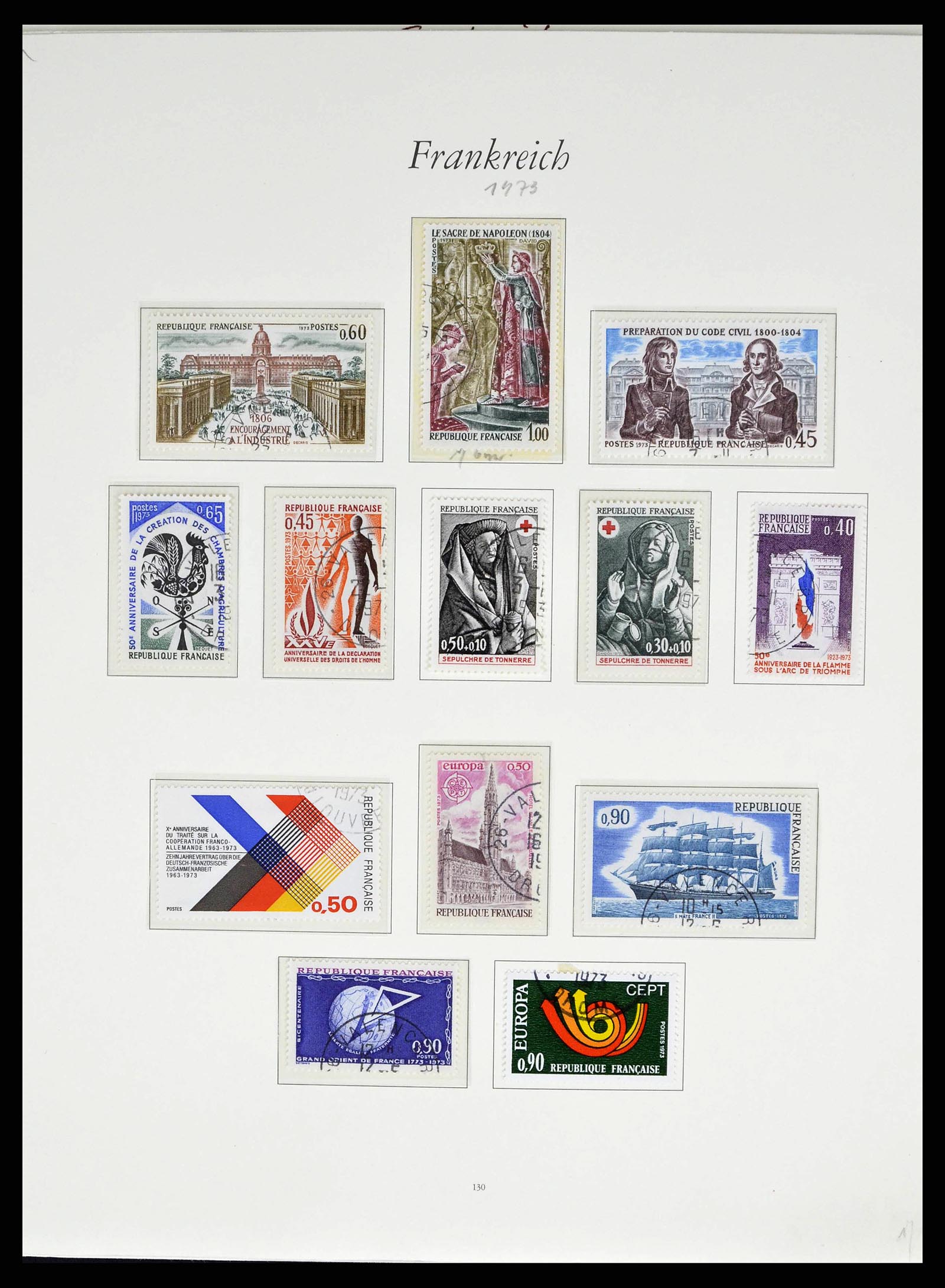 38886 0125 - Postzegelverzameling 38886 Frankrijk 1849-1971.
