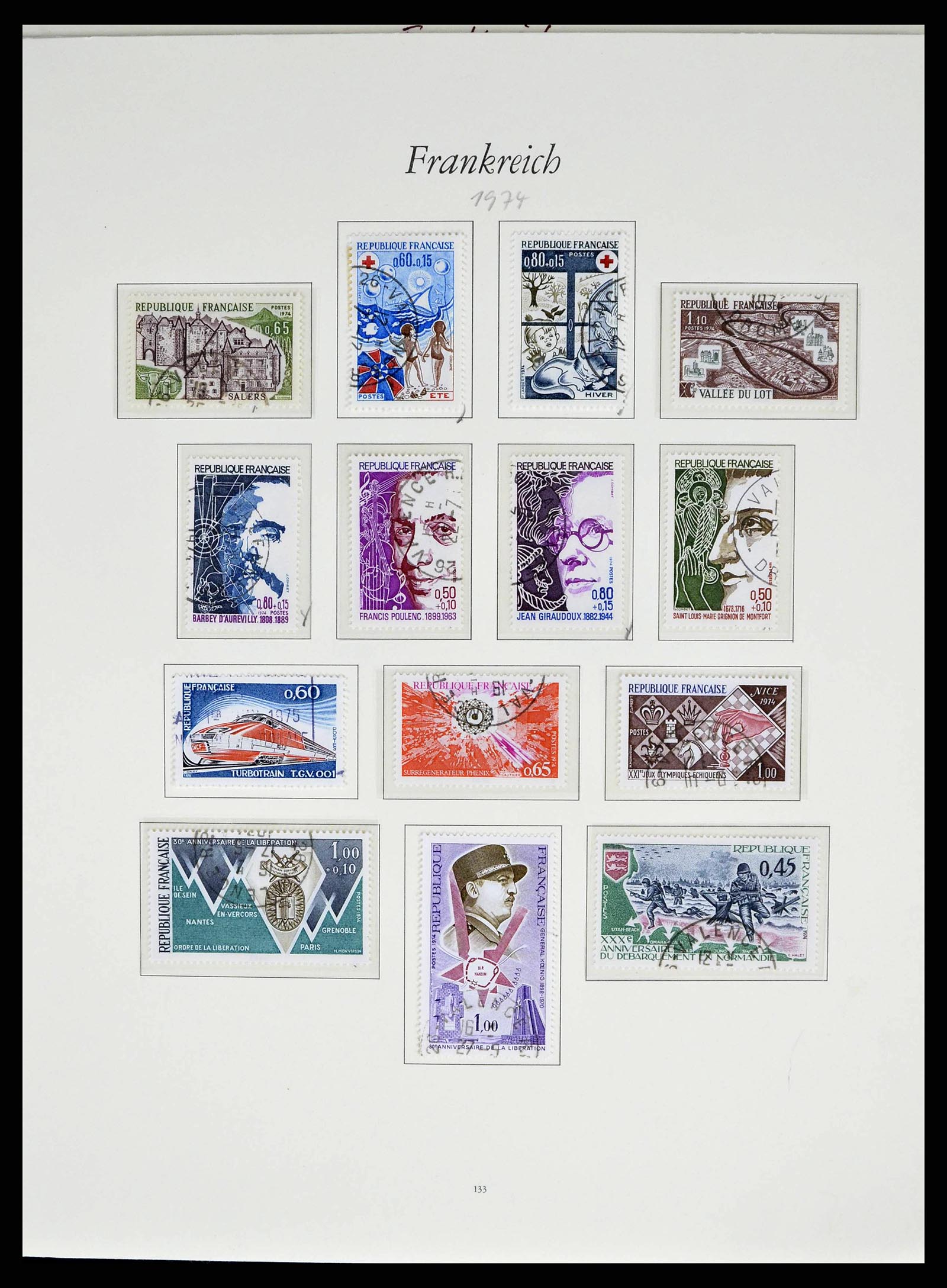 38886 0129 - Postzegelverzameling 38886 Frankrijk 1849-1971.