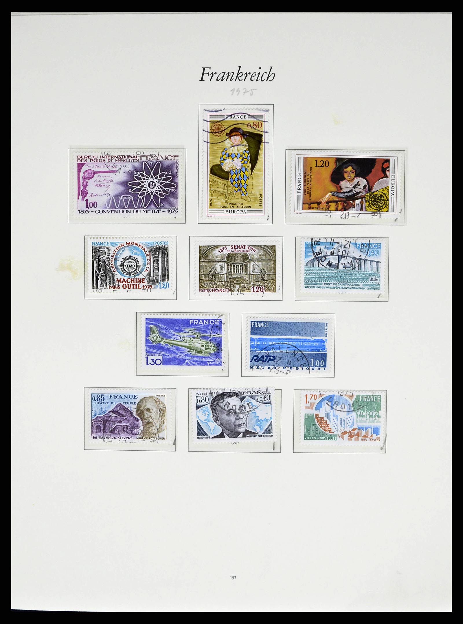38886 0134 - Postzegelverzameling 38886 Frankrijk 1849-1971.