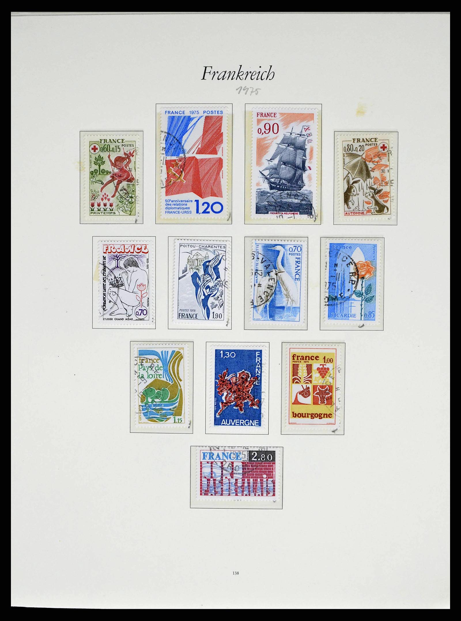 38886 0135 - Postzegelverzameling 38886 Frankrijk 1849-1971.
