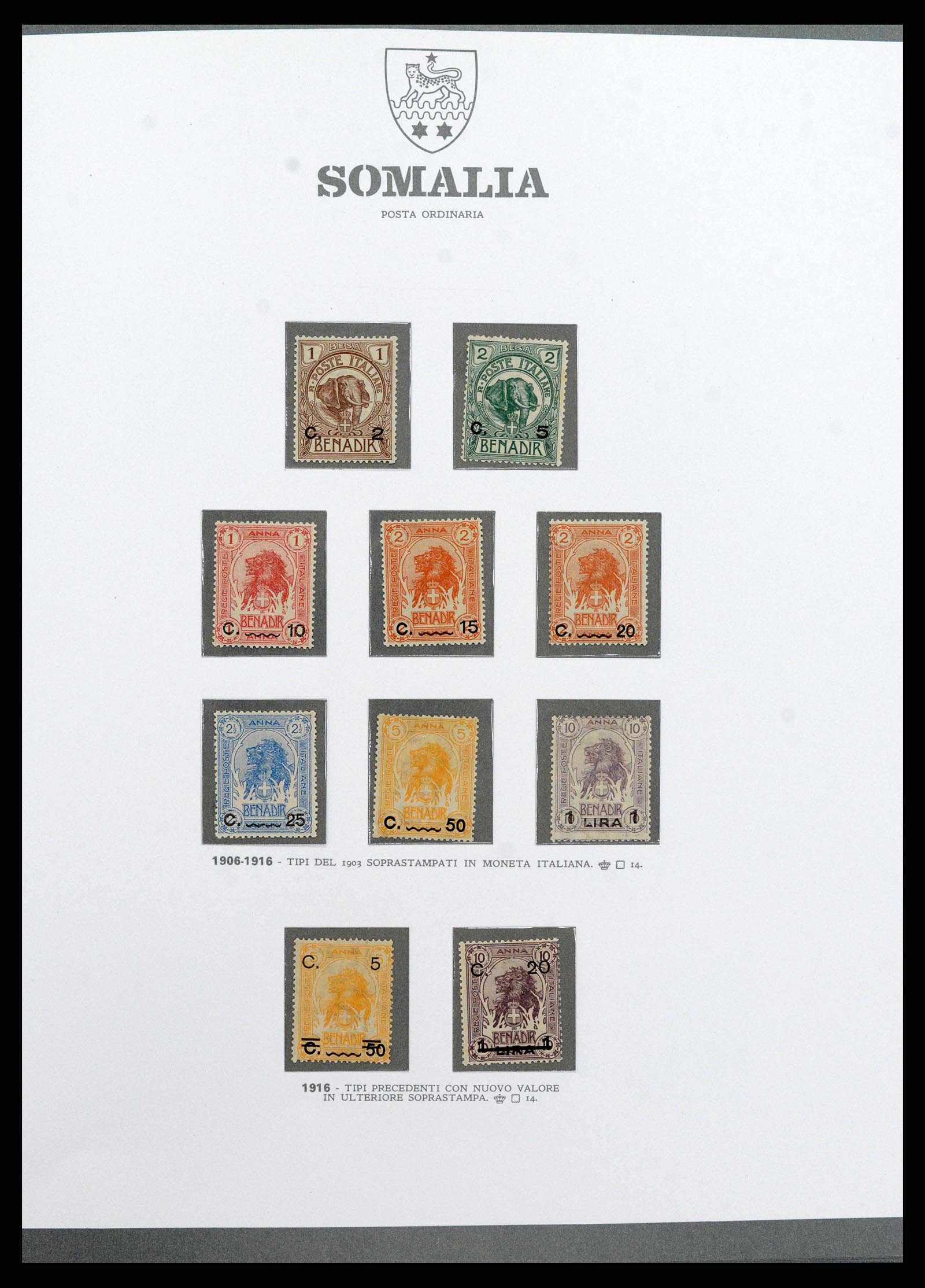 38920 0073 - Postzegelverzameling 38920 Italiaanse Koloniën topverzameling 1903-19