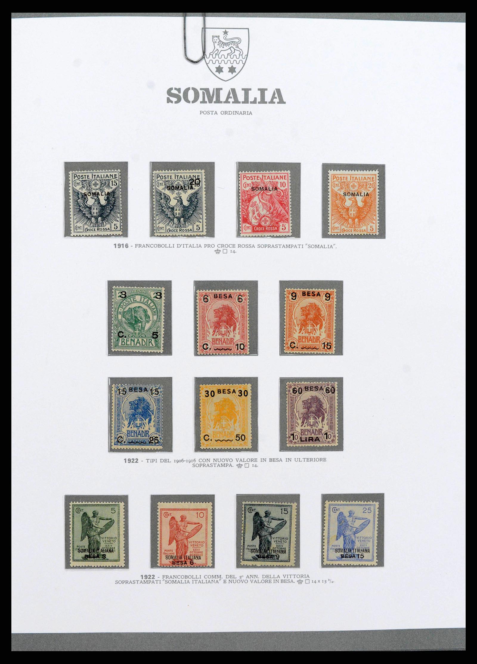 38920 0074 - Postzegelverzameling 38920 Italiaanse Koloniën topverzameling 1903-19