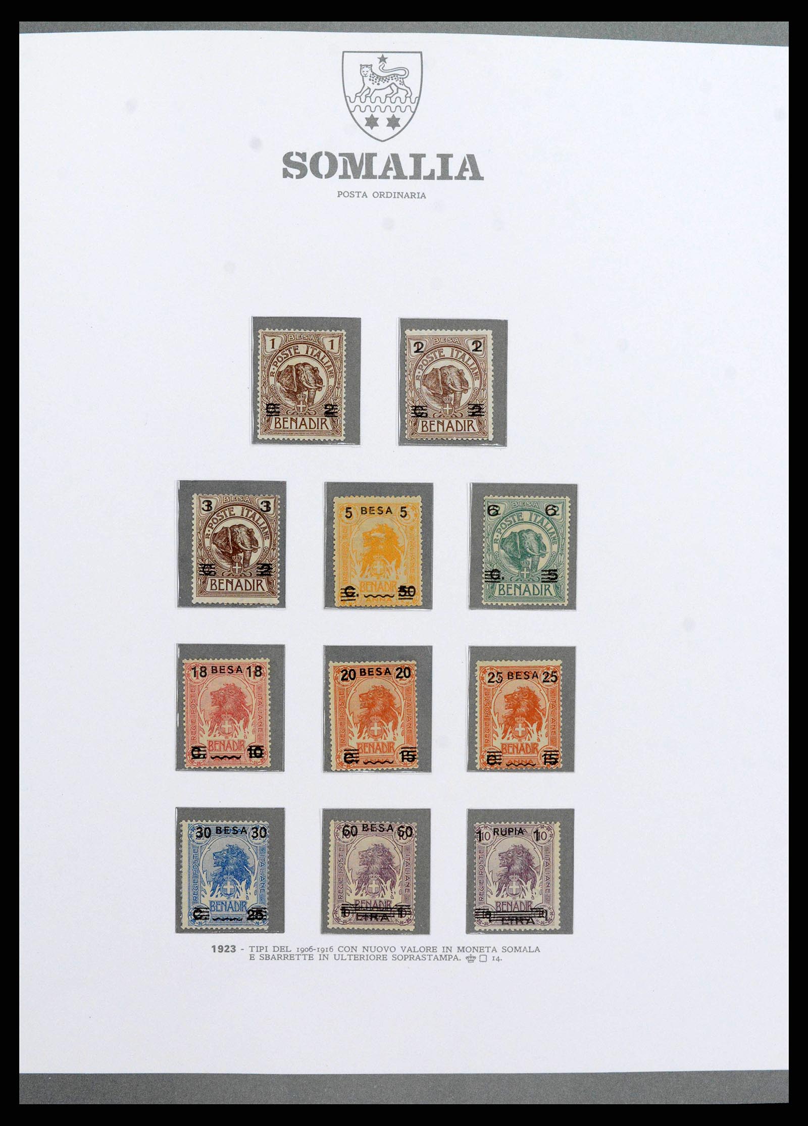 38920 0075 - Postzegelverzameling 38920 Italiaanse Koloniën topverzameling 1903-19
