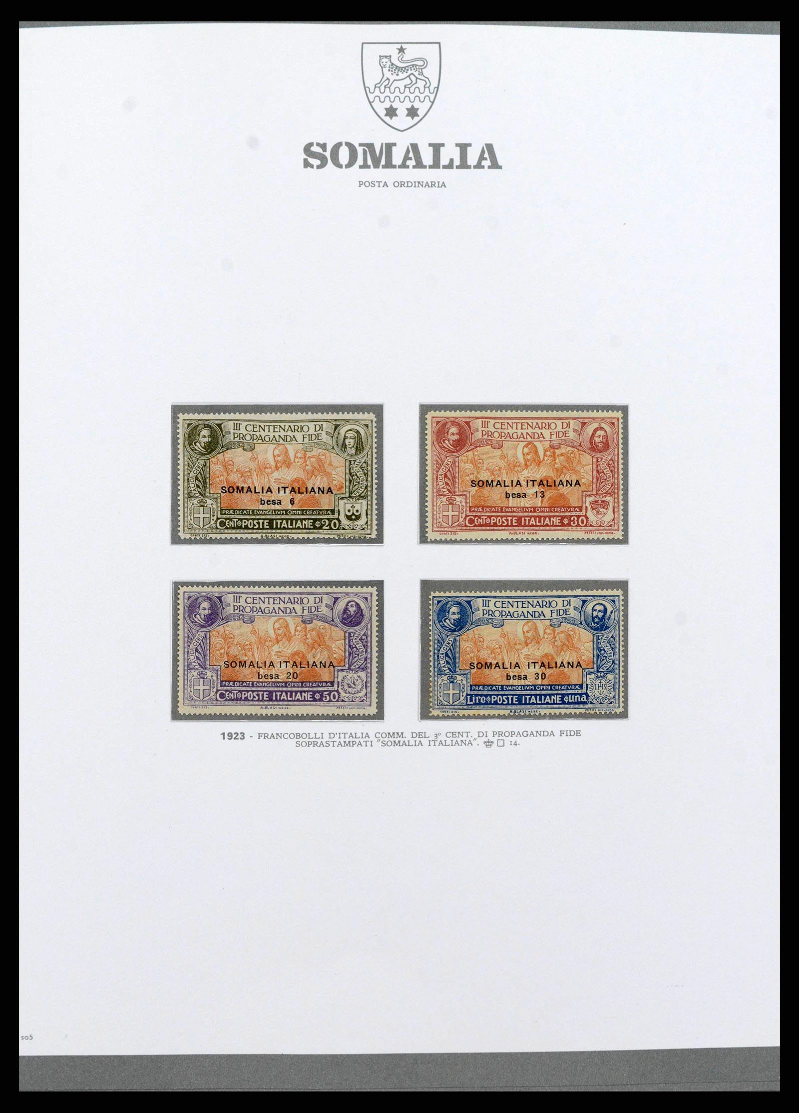 38920 0077 - Postzegelverzameling 38920 Italiaanse Koloniën topverzameling 1903-19