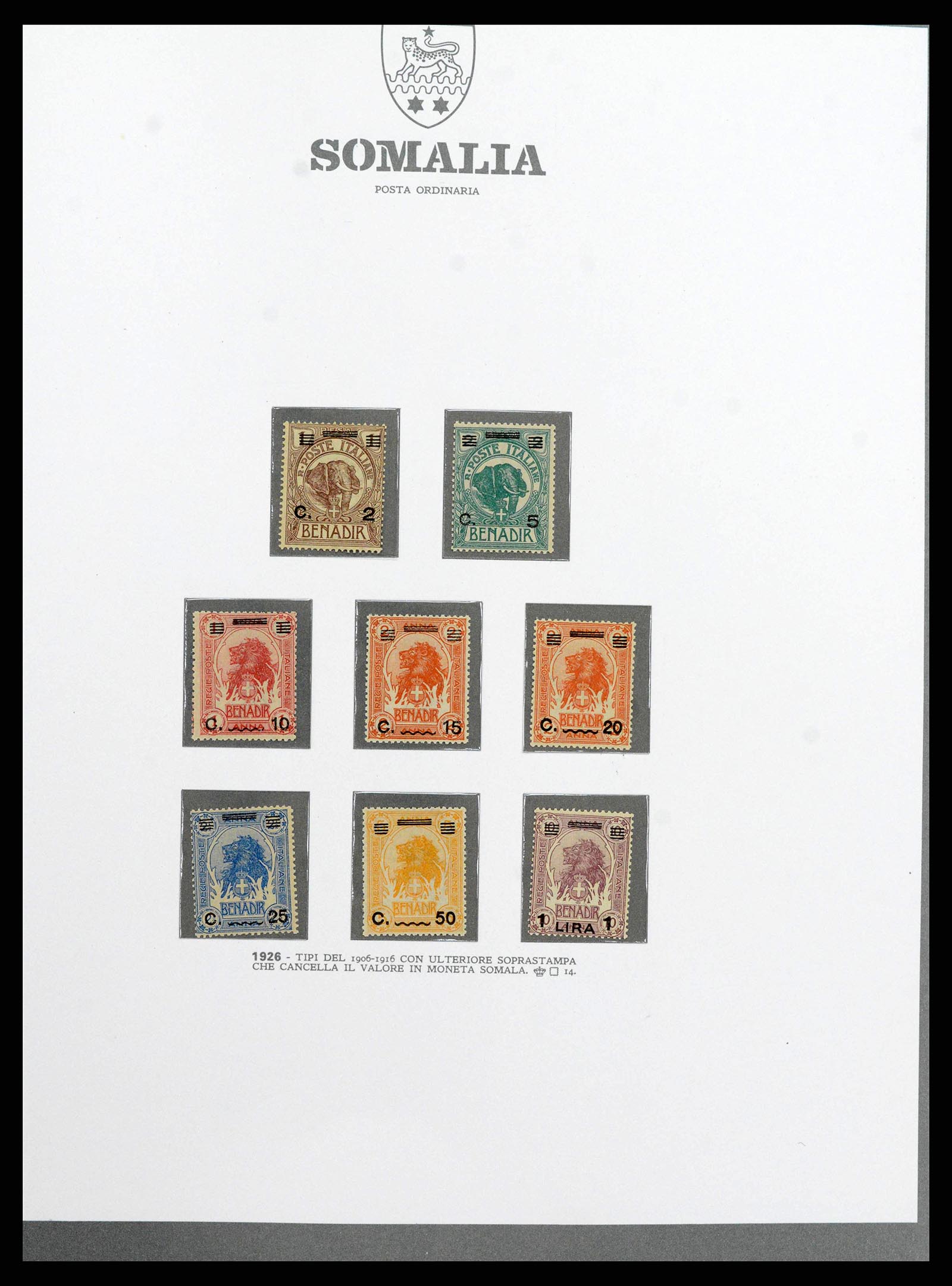 38920 0082 - Postzegelverzameling 38920 Italiaanse Koloniën topverzameling 1903-19