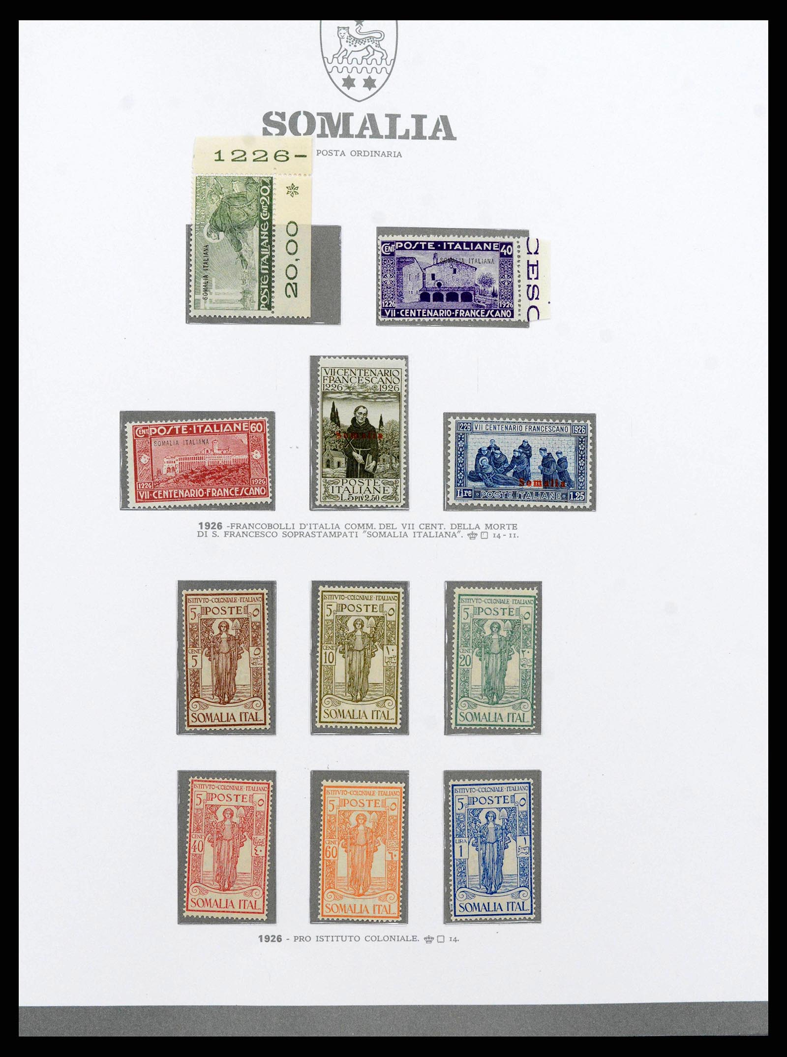 38920 0083 - Postzegelverzameling 38920 Italiaanse Koloniën topverzameling 1903-19