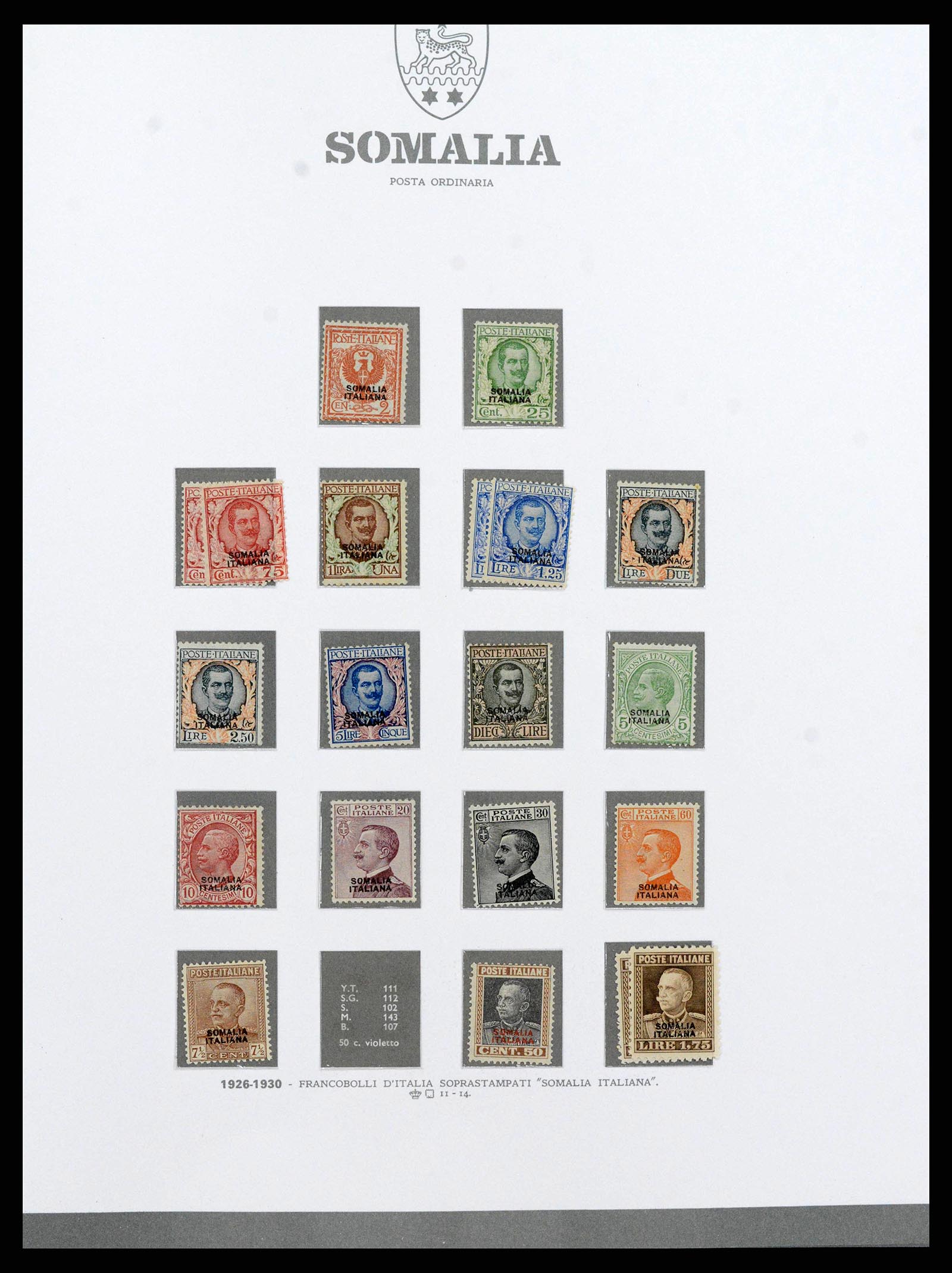 38920 0084 - Postzegelverzameling 38920 Italiaanse Koloniën topverzameling 1903-19