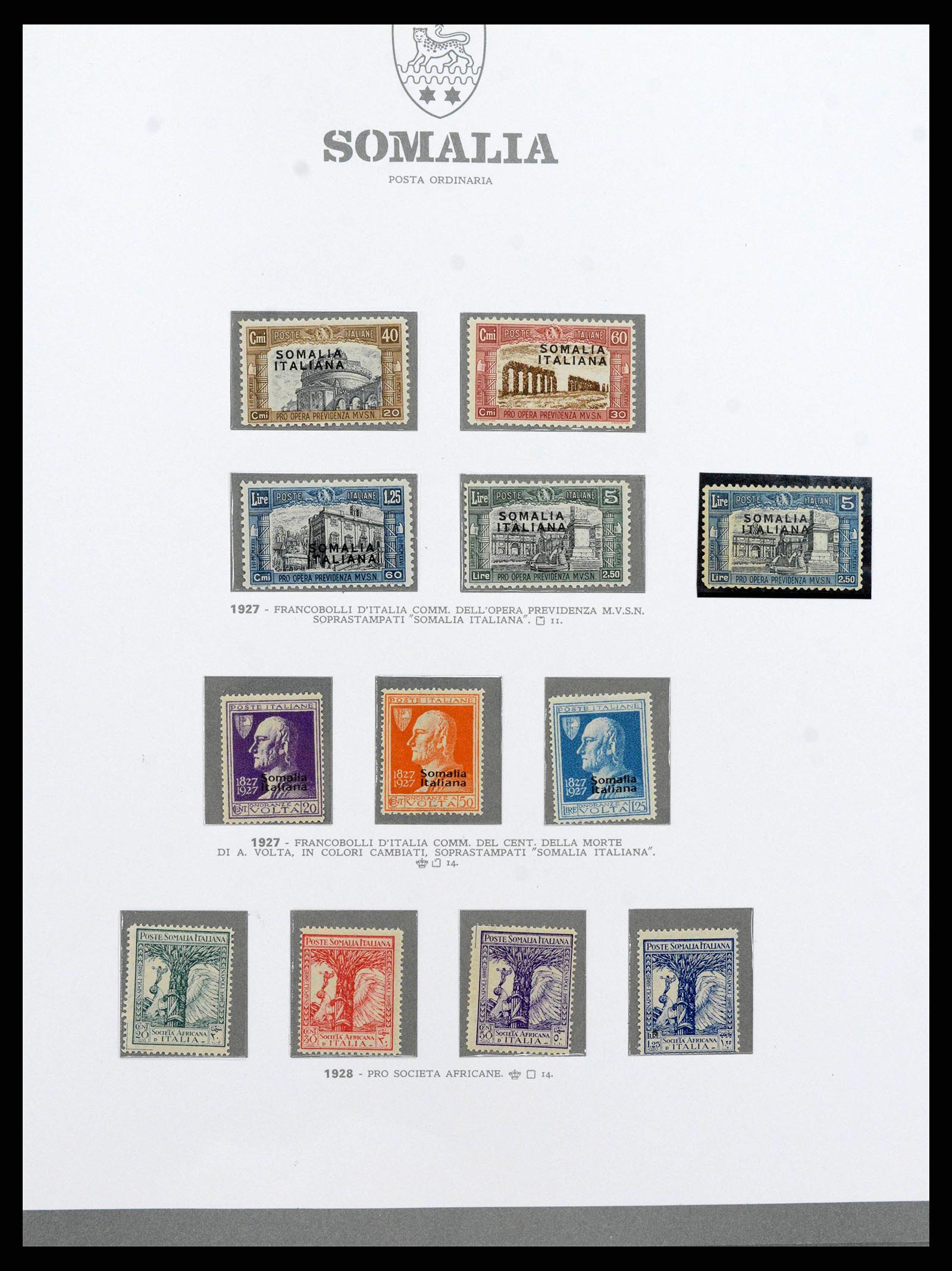 38920 0085 - Postzegelverzameling 38920 Italiaanse Koloniën topverzameling 1903-19