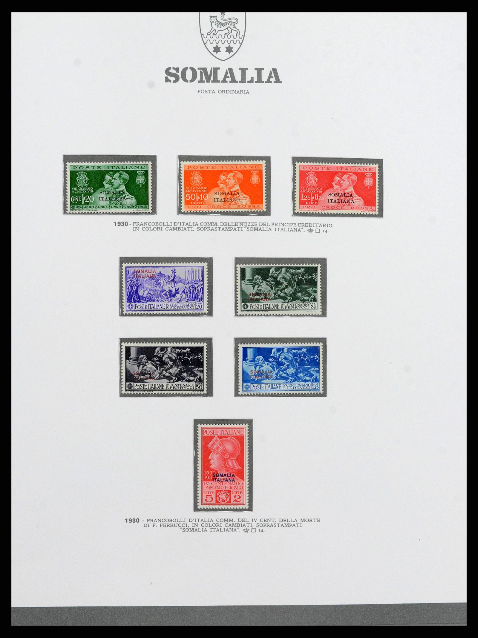 38920 0087 - Postzegelverzameling 38920 Italiaanse Koloniën topverzameling 1903-19