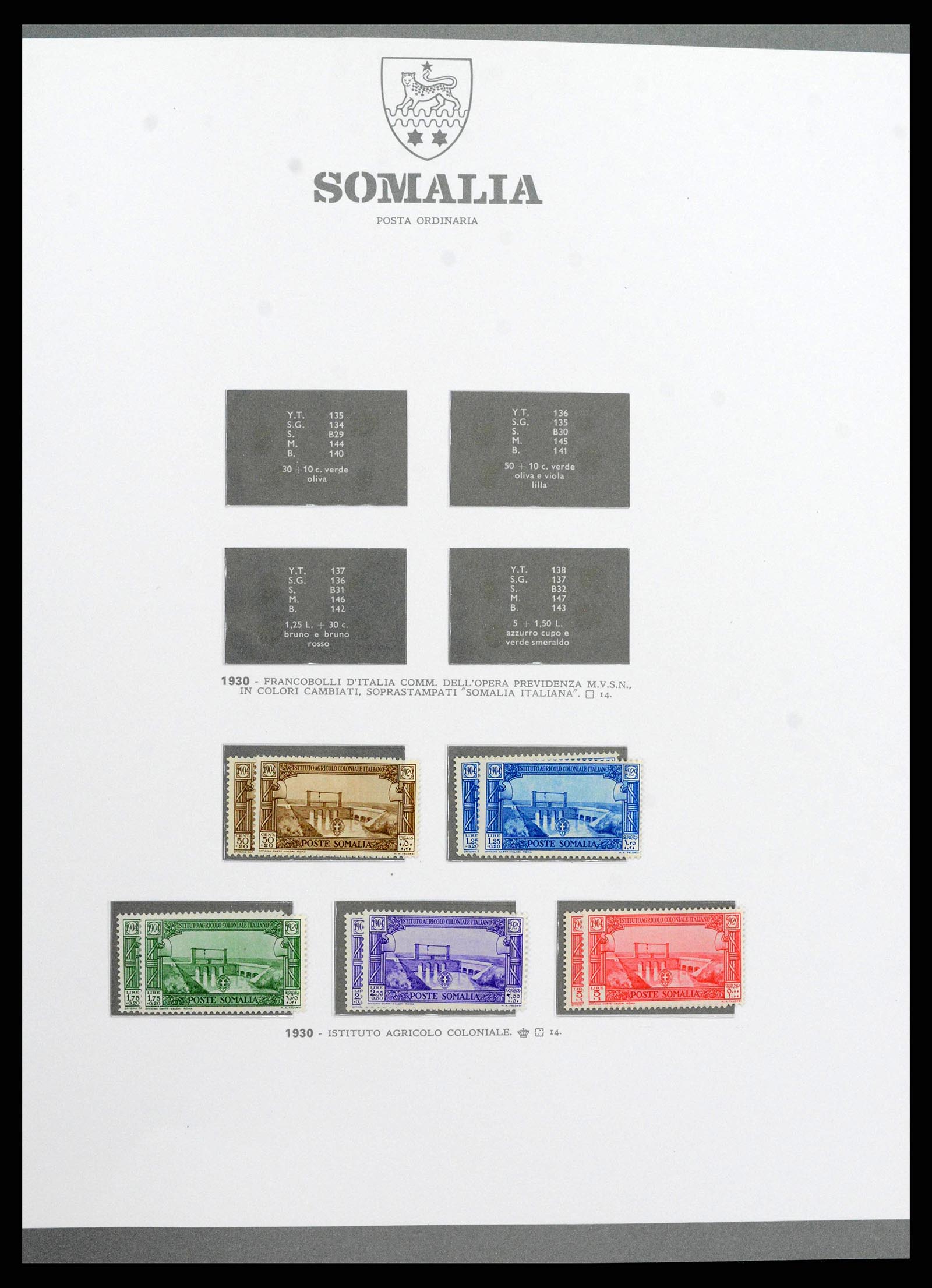 38920 0089 - Postzegelverzameling 38920 Italiaanse Koloniën topverzameling 1903-19