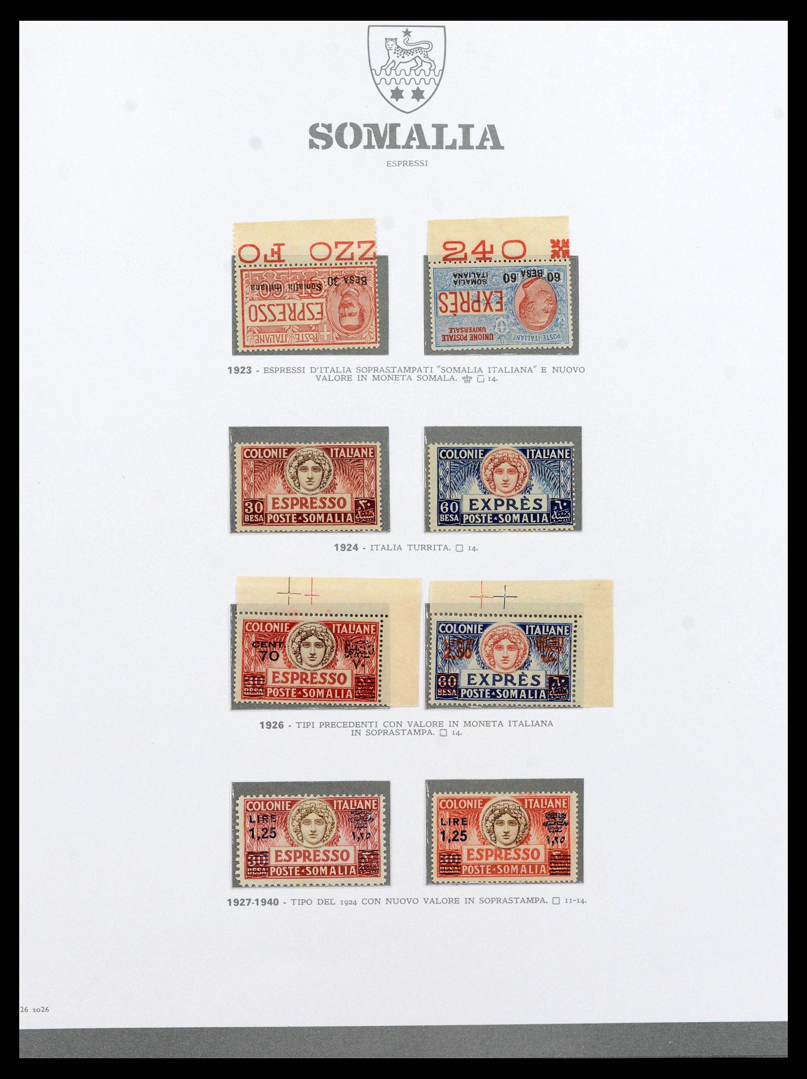 38920 0101 - Postzegelverzameling 38920 Italiaanse Koloniën topverzameling 1903-19