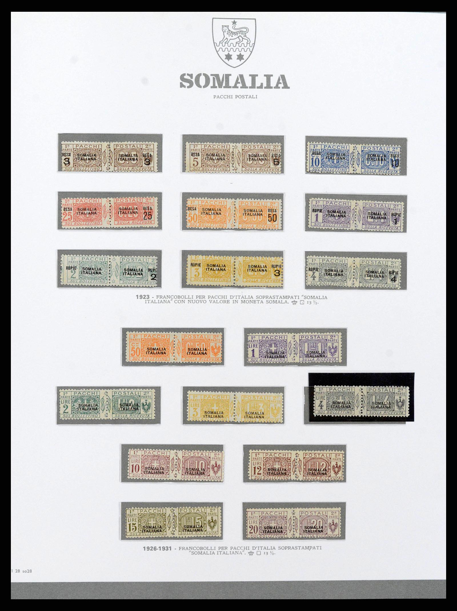 38920 0103 - Postzegelverzameling 38920 Italiaanse Koloniën topverzameling 1903-19