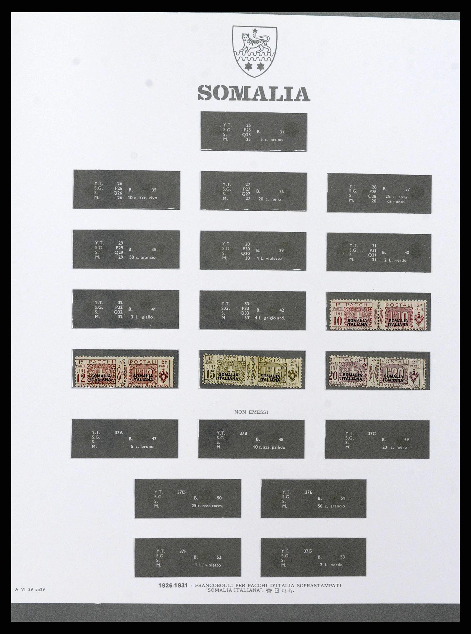 38920 0105 - Postzegelverzameling 38920 Italiaanse Koloniën topverzameling 1903-19
